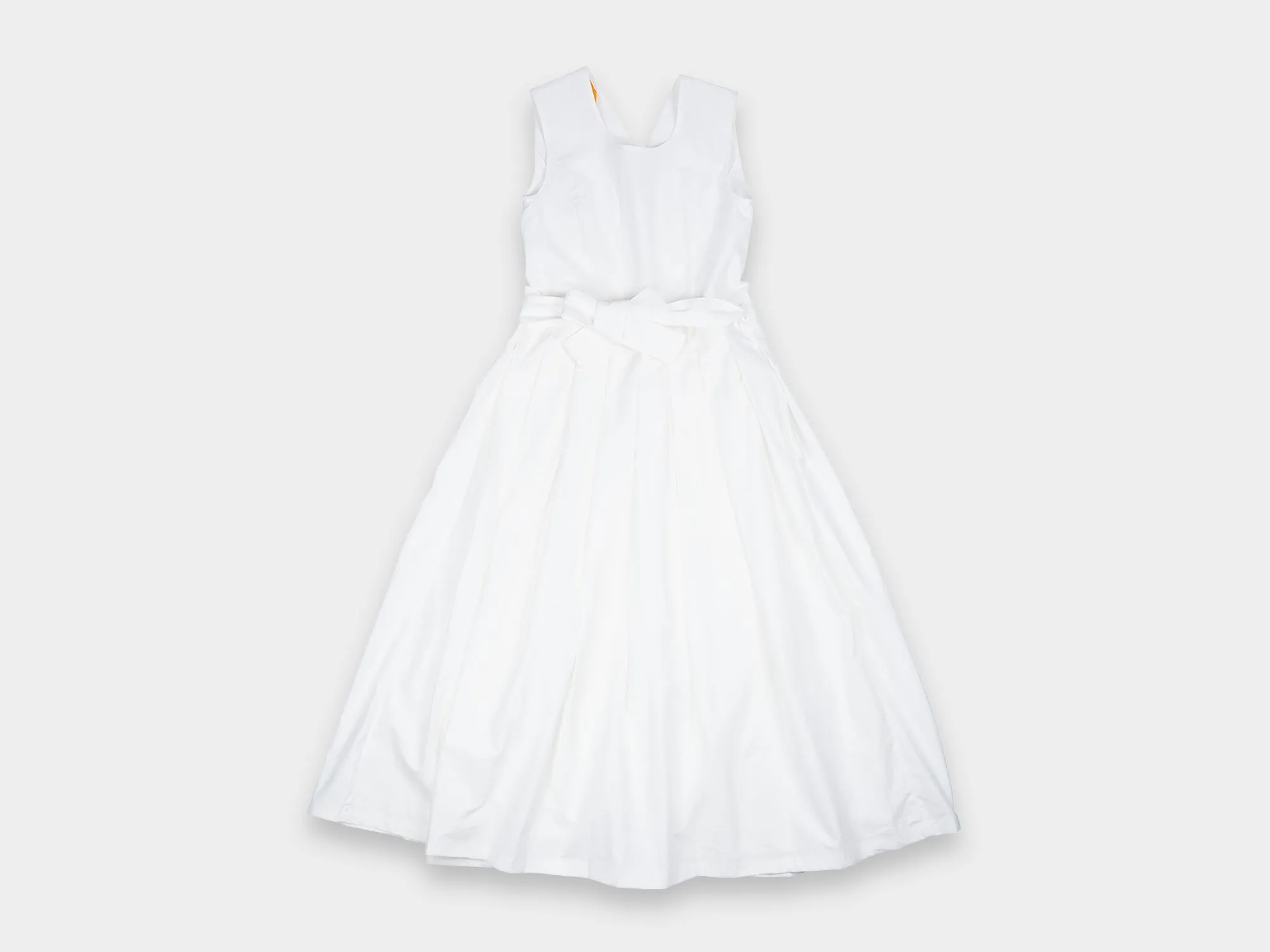 W-R0A8 "Apron Dress" White Weather sold by MAN-TLE