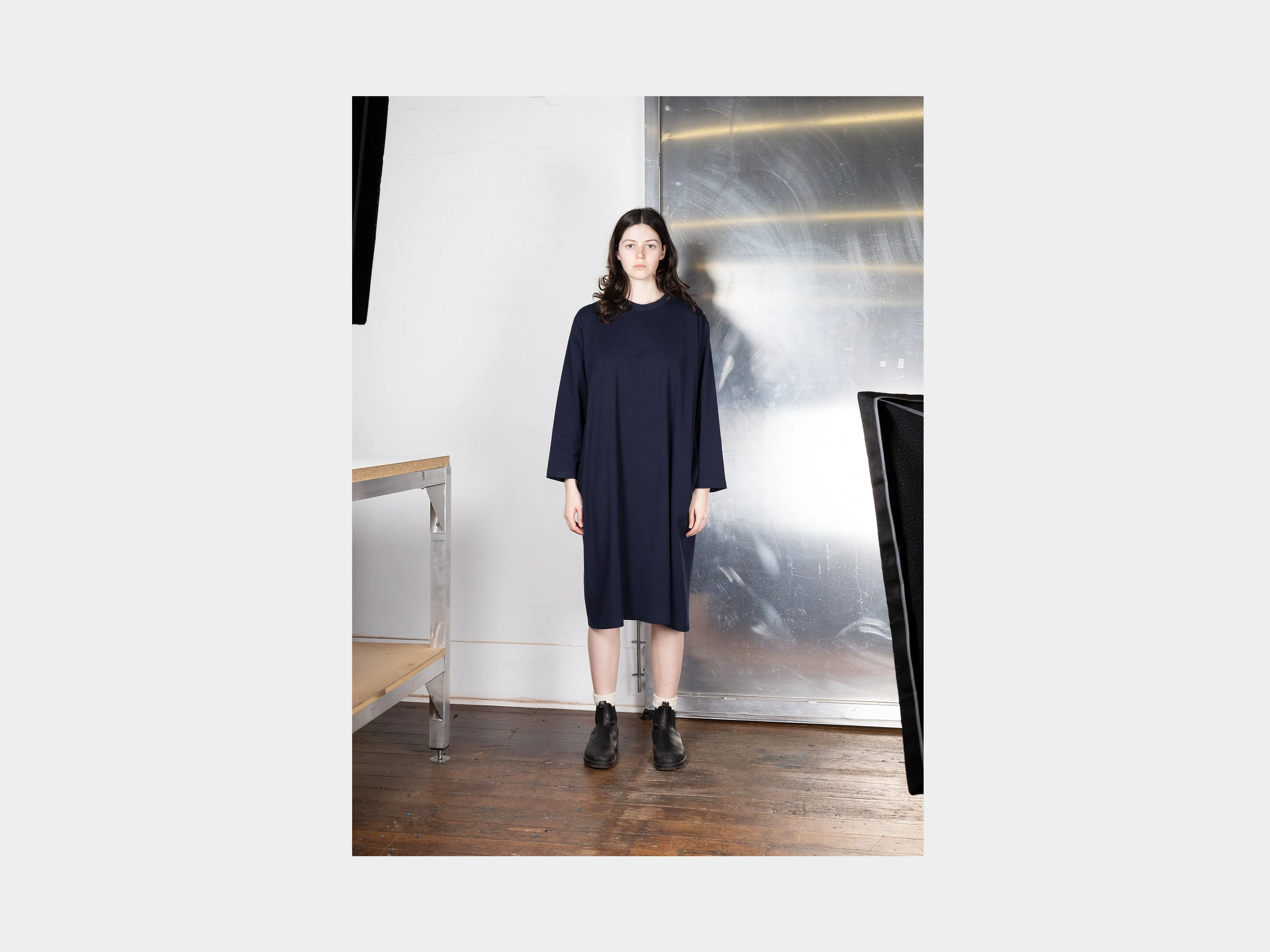 W-R13T9 "T-Dress" Sea sold by MAN-TLE product image thumbnail 3