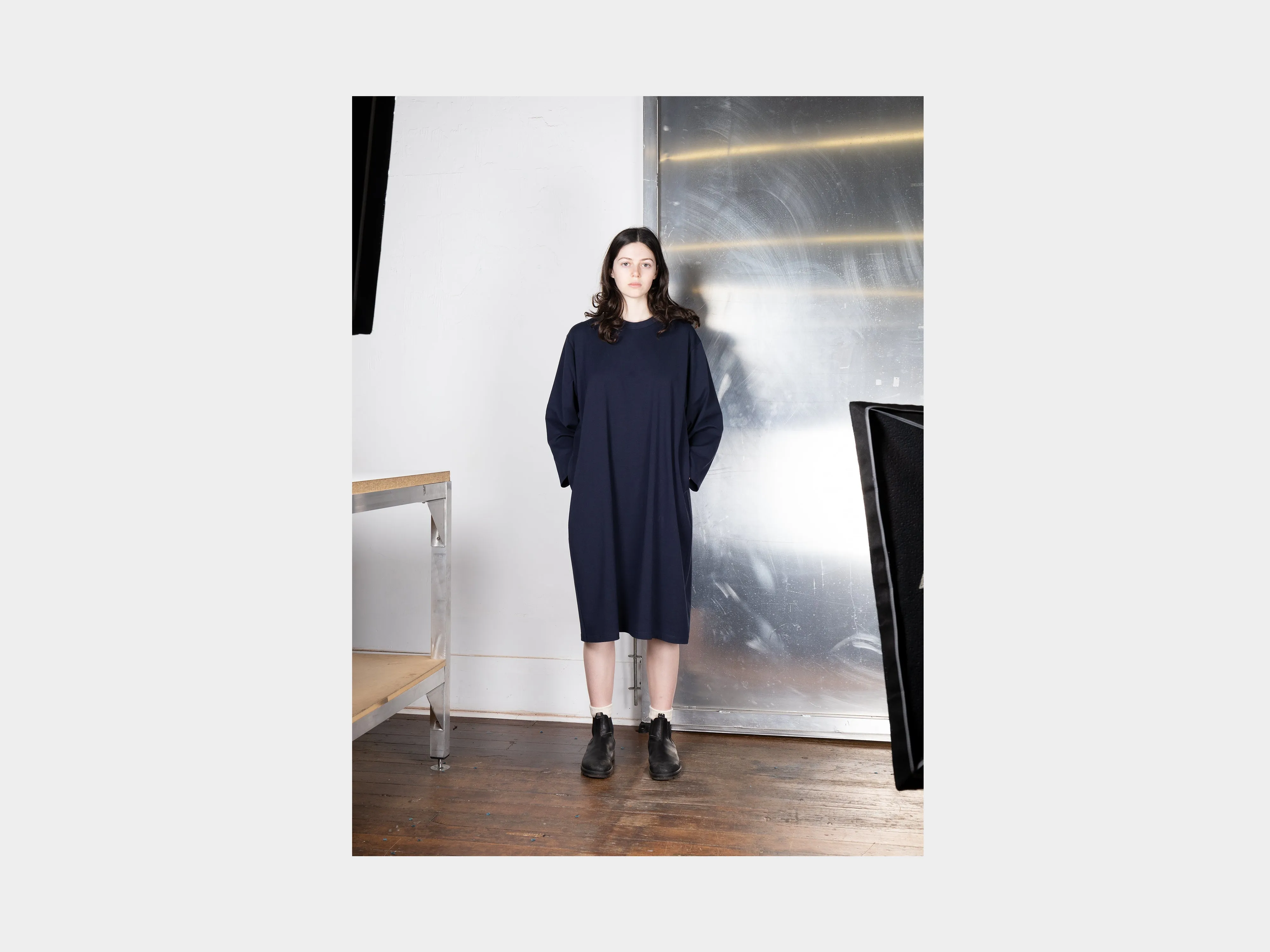 W-R13T9 "T-Dress" Sea sold by MAN-TLE product image thumbnail 4