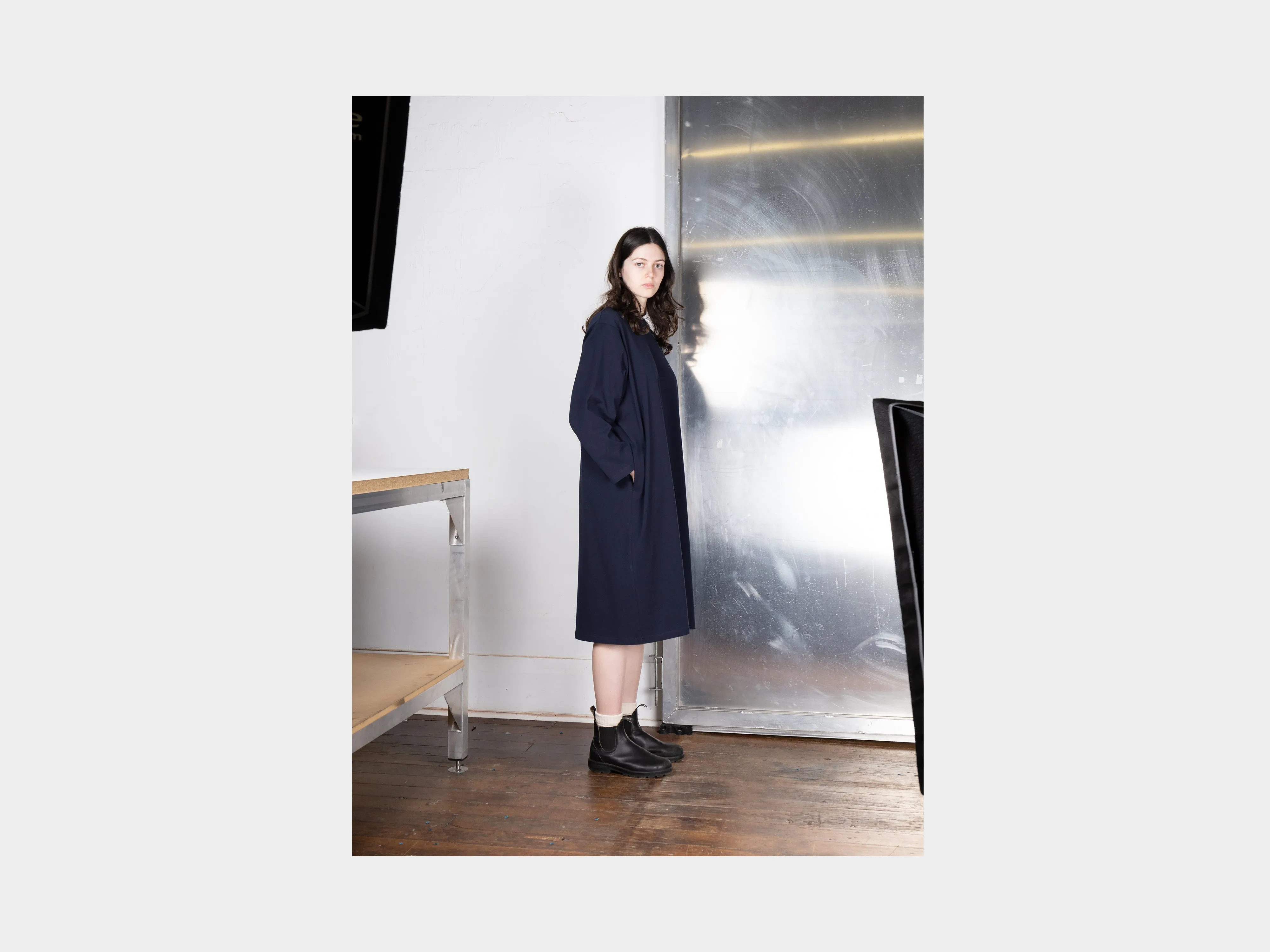 W-R13T9 "T-Dress" Sea sold by MAN-TLE product image thumbnail 5
