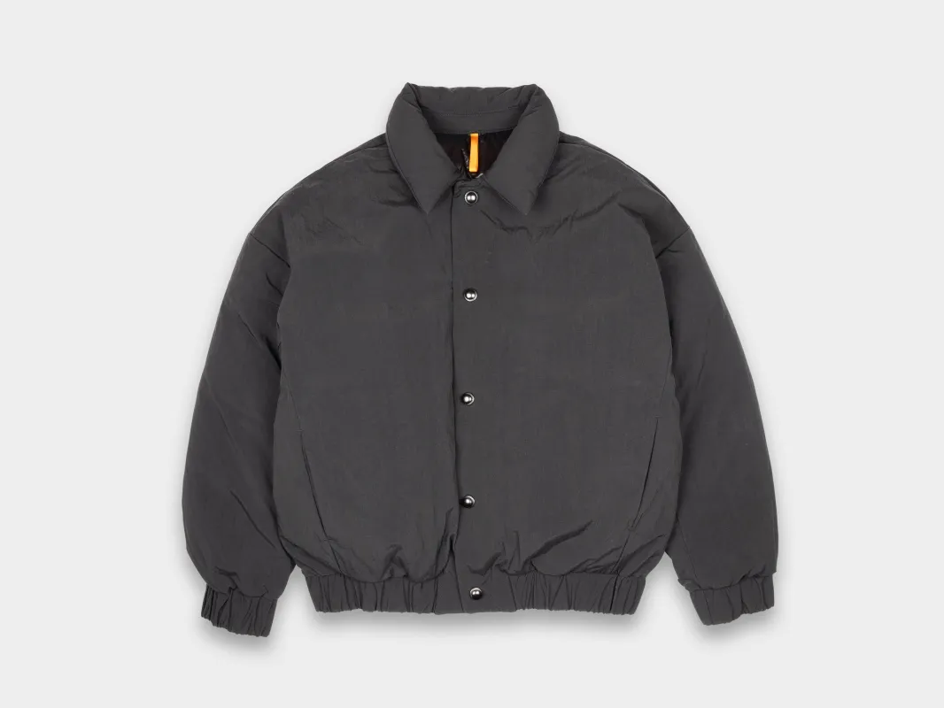 R19D6 "Double Down Blouson" Black Recycled Nylon sold by MAN-TLE
