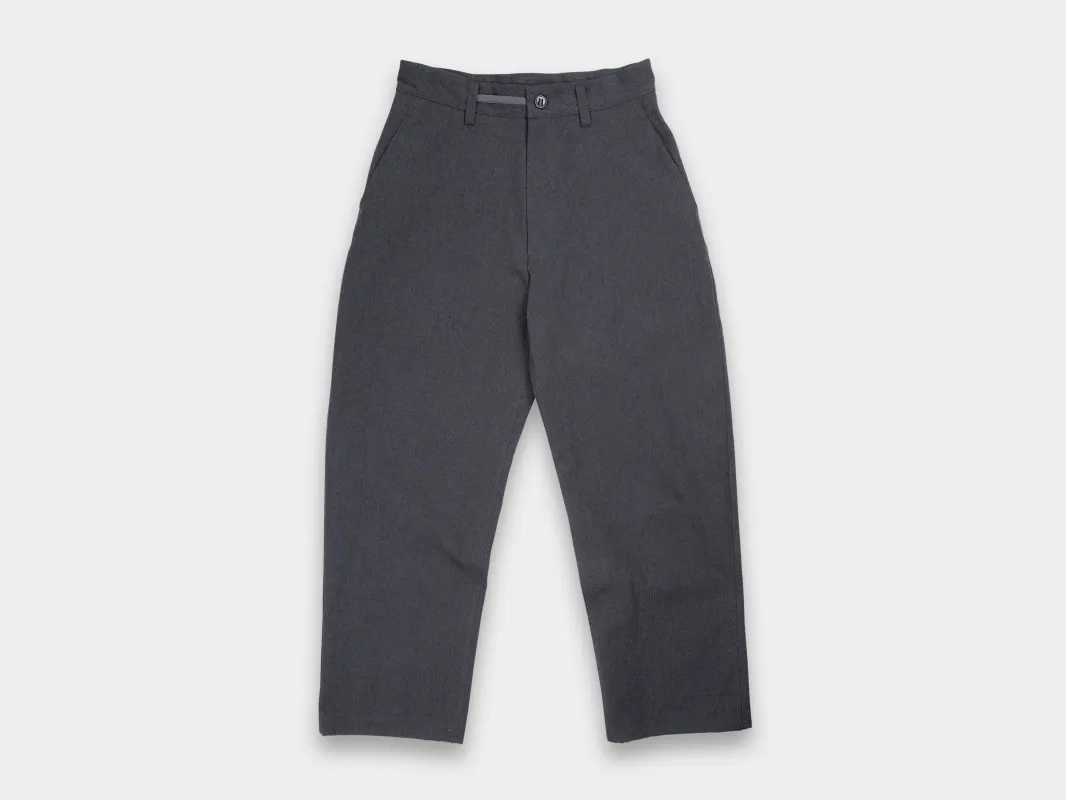 R19P4 "Wide Pants" Granite Wool sold by MAN-TLE
