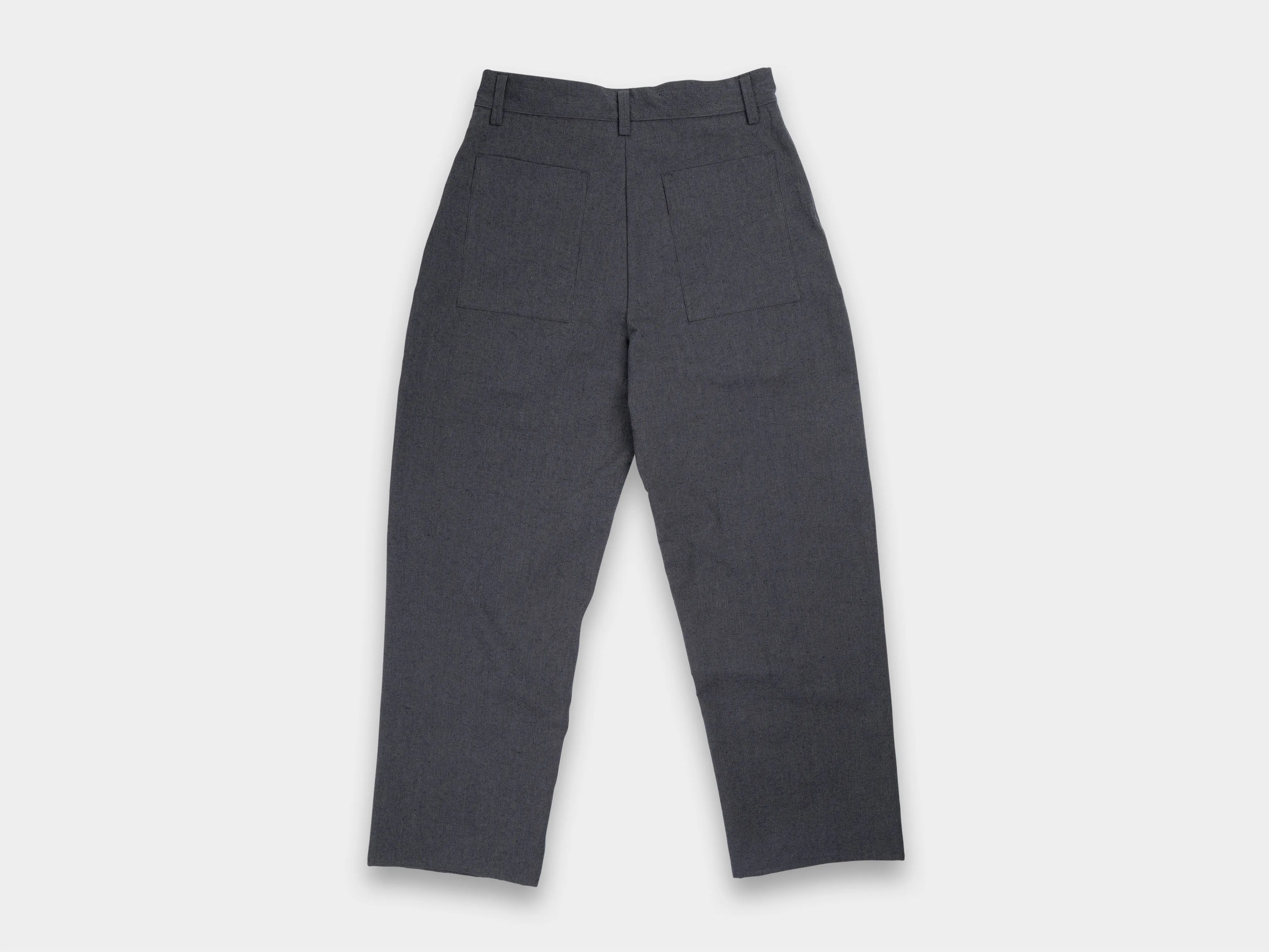 R19P4 "Wide Pants" Granite Wool sold by MAN-TLE product image thumbnail 2