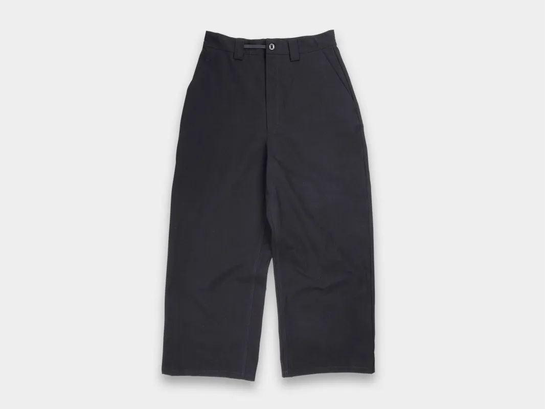 R19P8 "Sail Pants" Black Wash sold by MAN-TLE