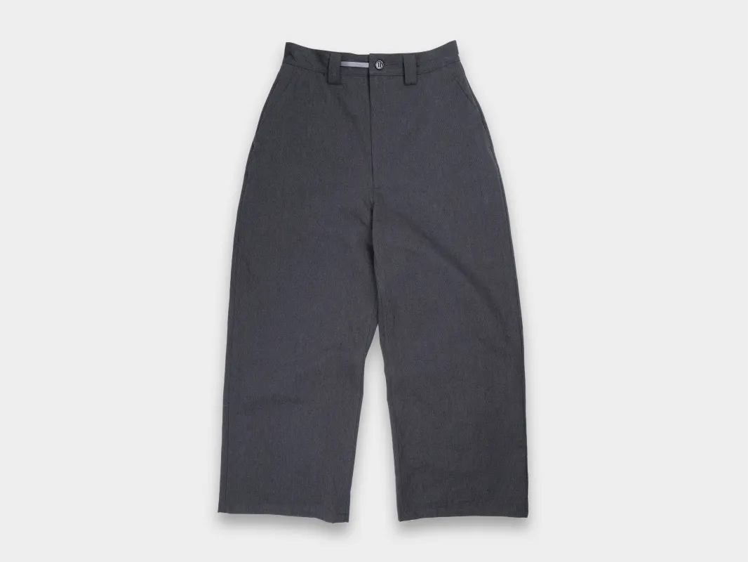 R19P8 "Sail Pants" Granite Wool sold by MAN-TLE