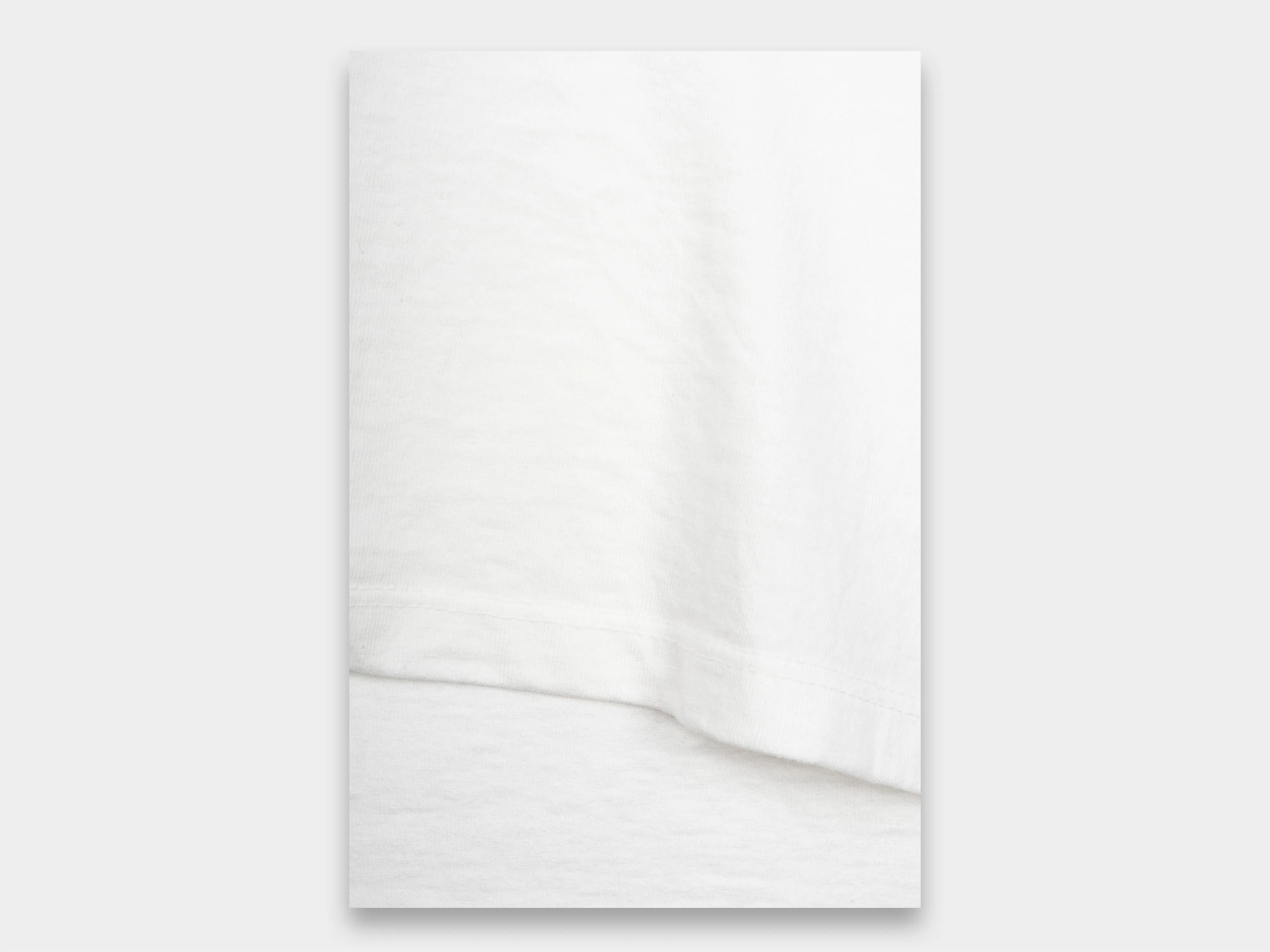 R19T3 "Big T-Shirt Long-Sleeve" White sold by MAN-TLE product image thumbnail 3