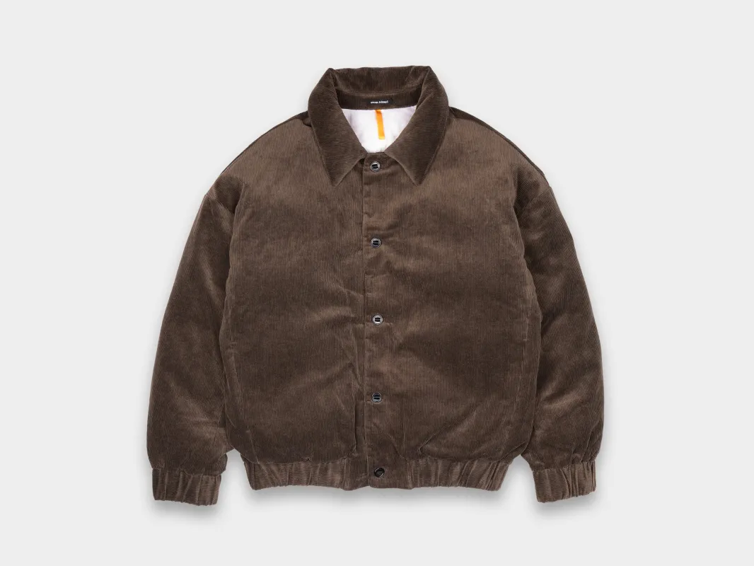 EKD3 "Down Blouson" Sumi Ink Corduroy sold by MAN-TLE