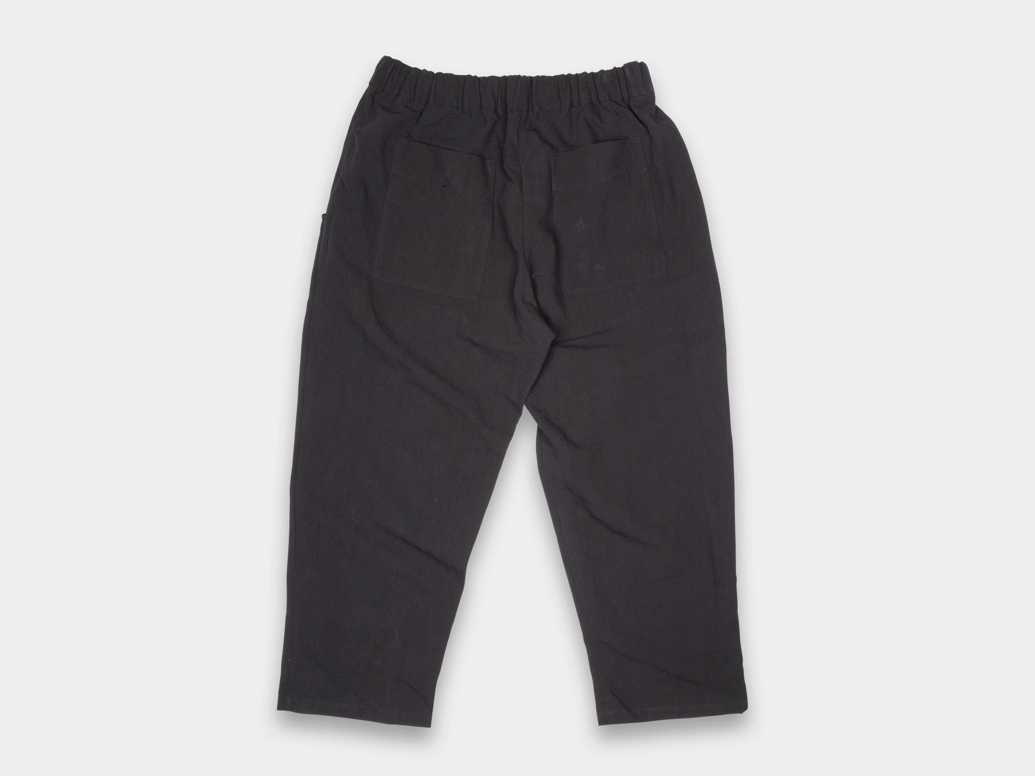 SPP6 "Easy Pants" Roll–Dyed Black Linen sold by MAN-TLE product image thumbnail 2