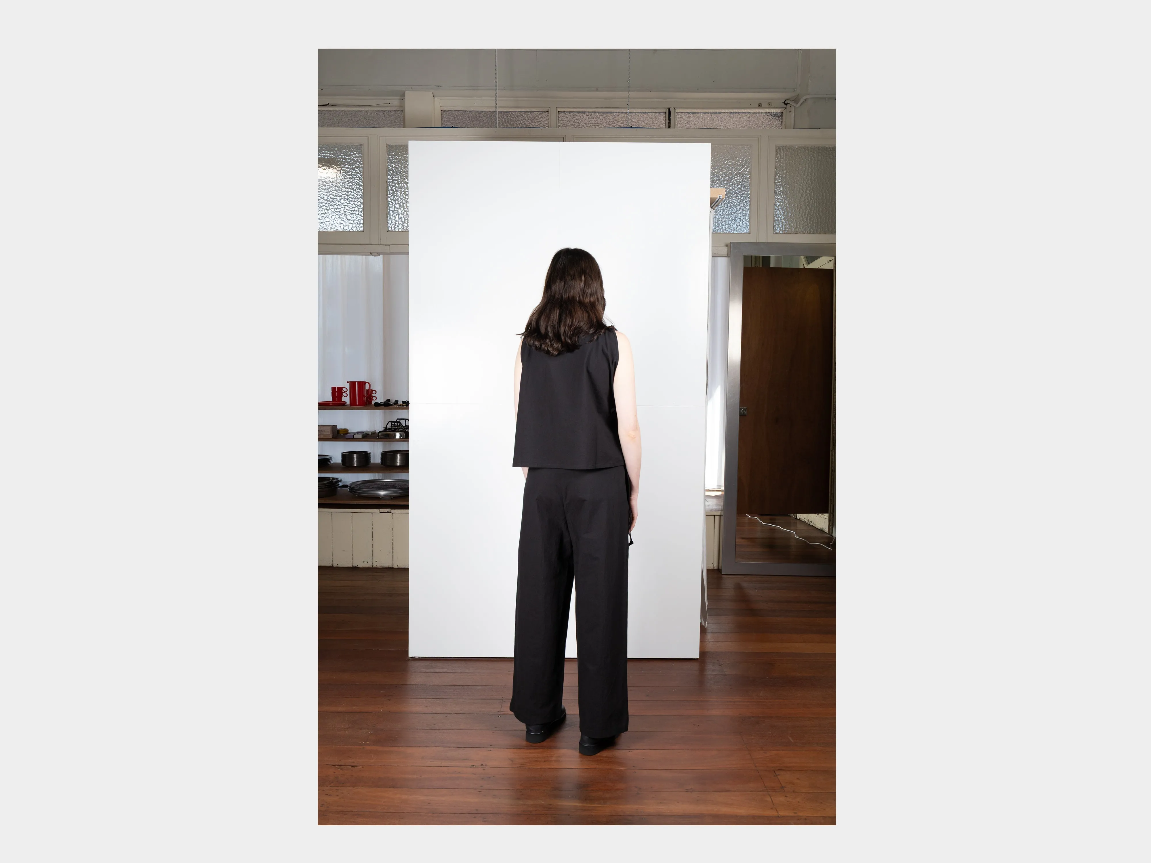 W-R0P3 "Soft Pants" Black Weather sold by MAN-TLE product image thumbnail 5