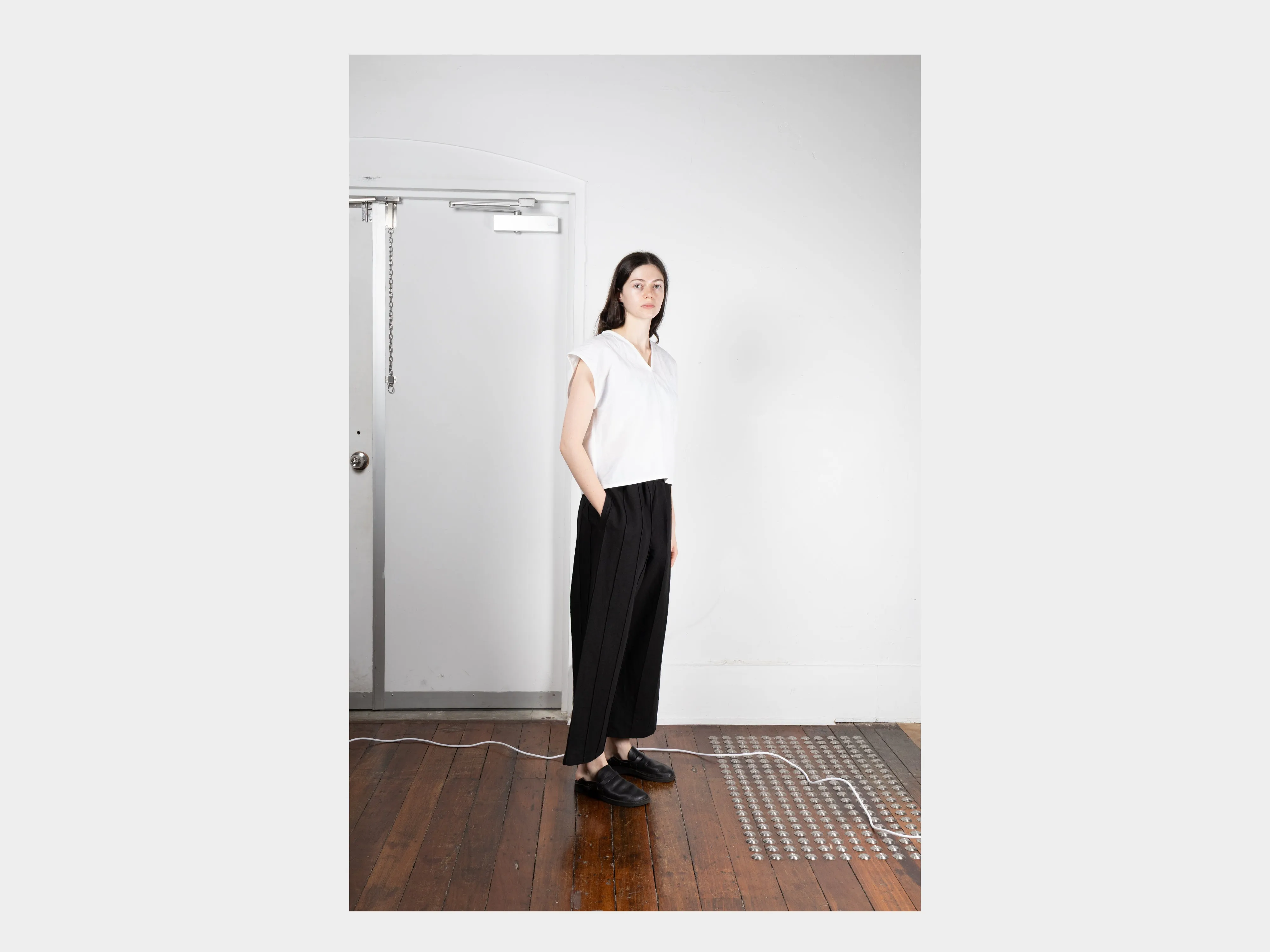 W-R18S5 "Box Shirt" Shell Linen sold by MAN-TLE product image thumbnail 5