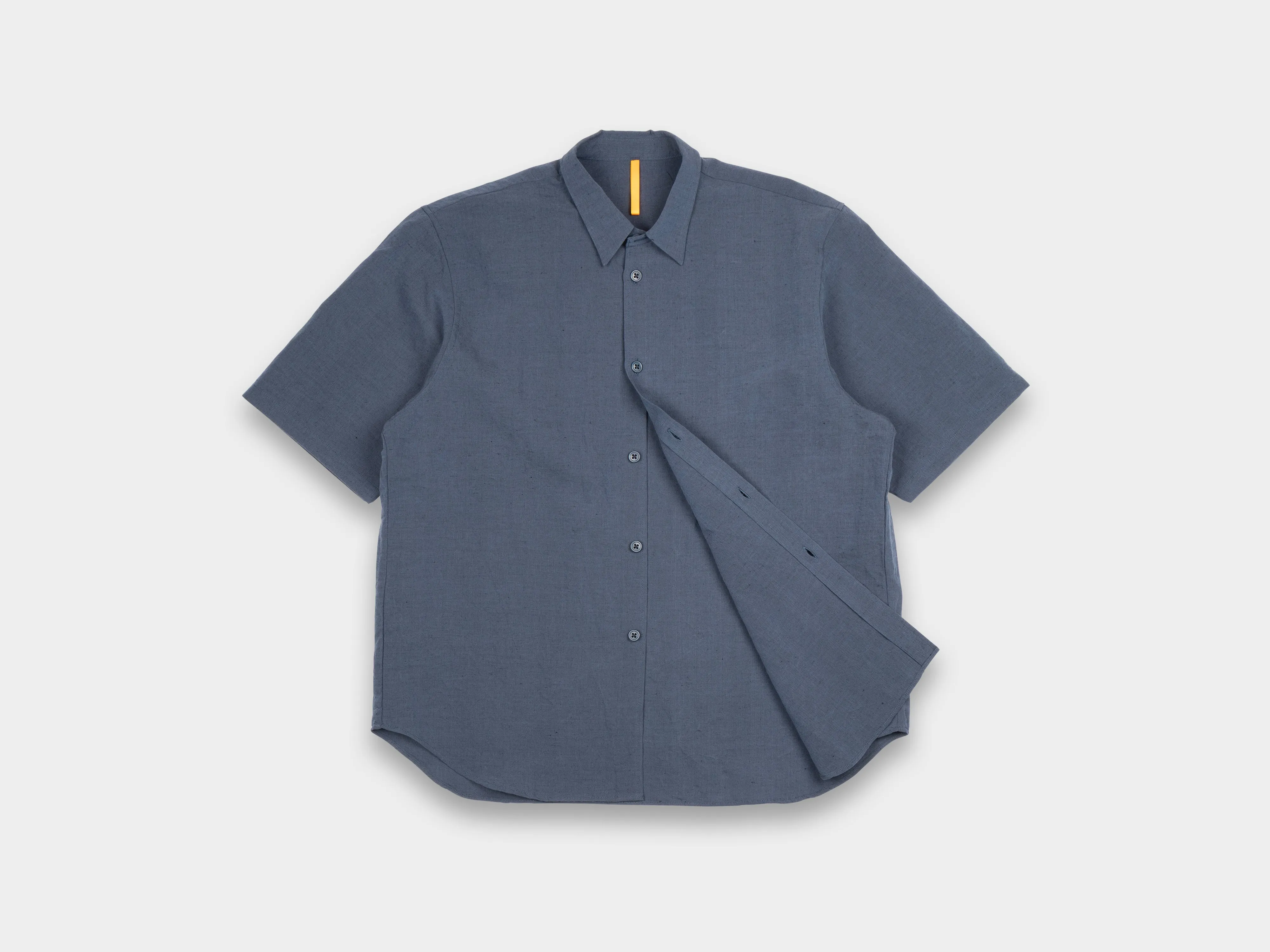 SPS9 "S/S Weather Shirt" Blue Metal Linen sold by MAN-TLE product image thumbnail 2