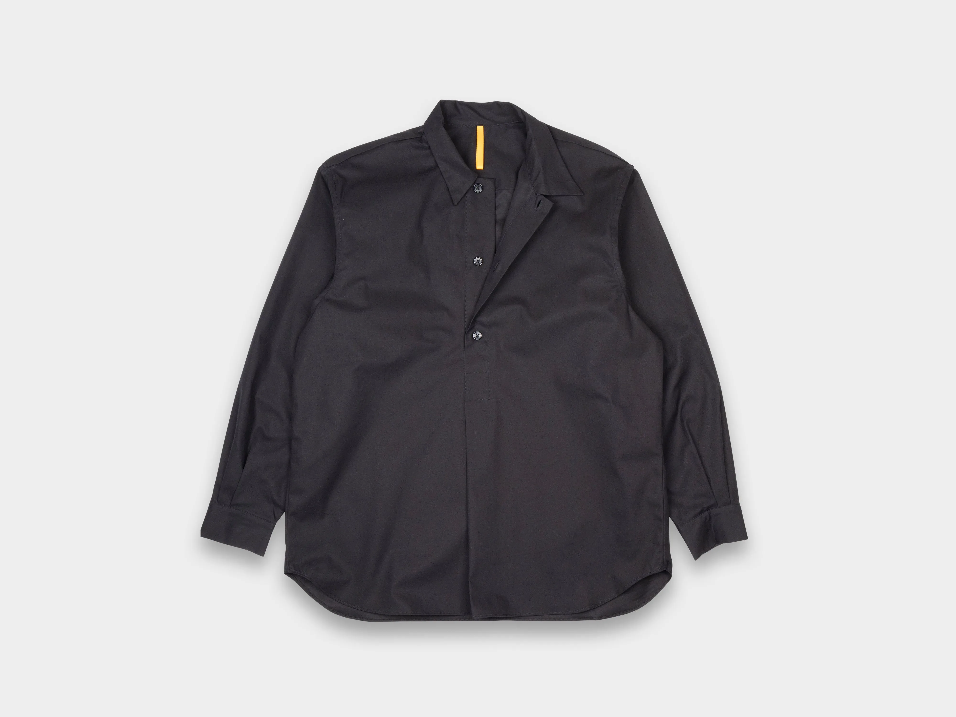 R0S2 "Pullover Shirt" Black Magic Gabardine sold by MAN-TLE product image thumbnail 2
