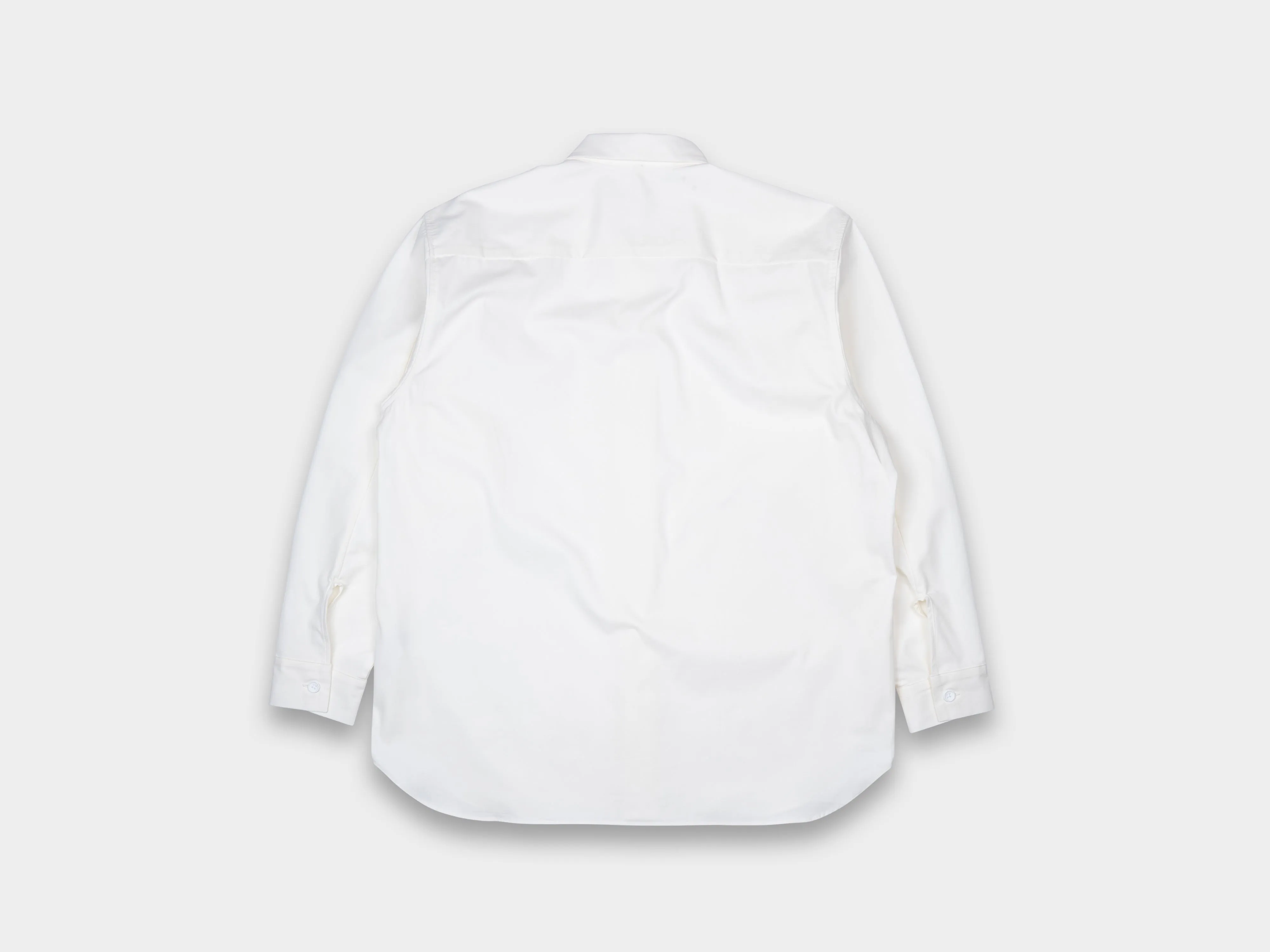 R0S2 "Pullover Shirt" White Magic Gabardine sold by MAN-TLE product image thumbnail 3