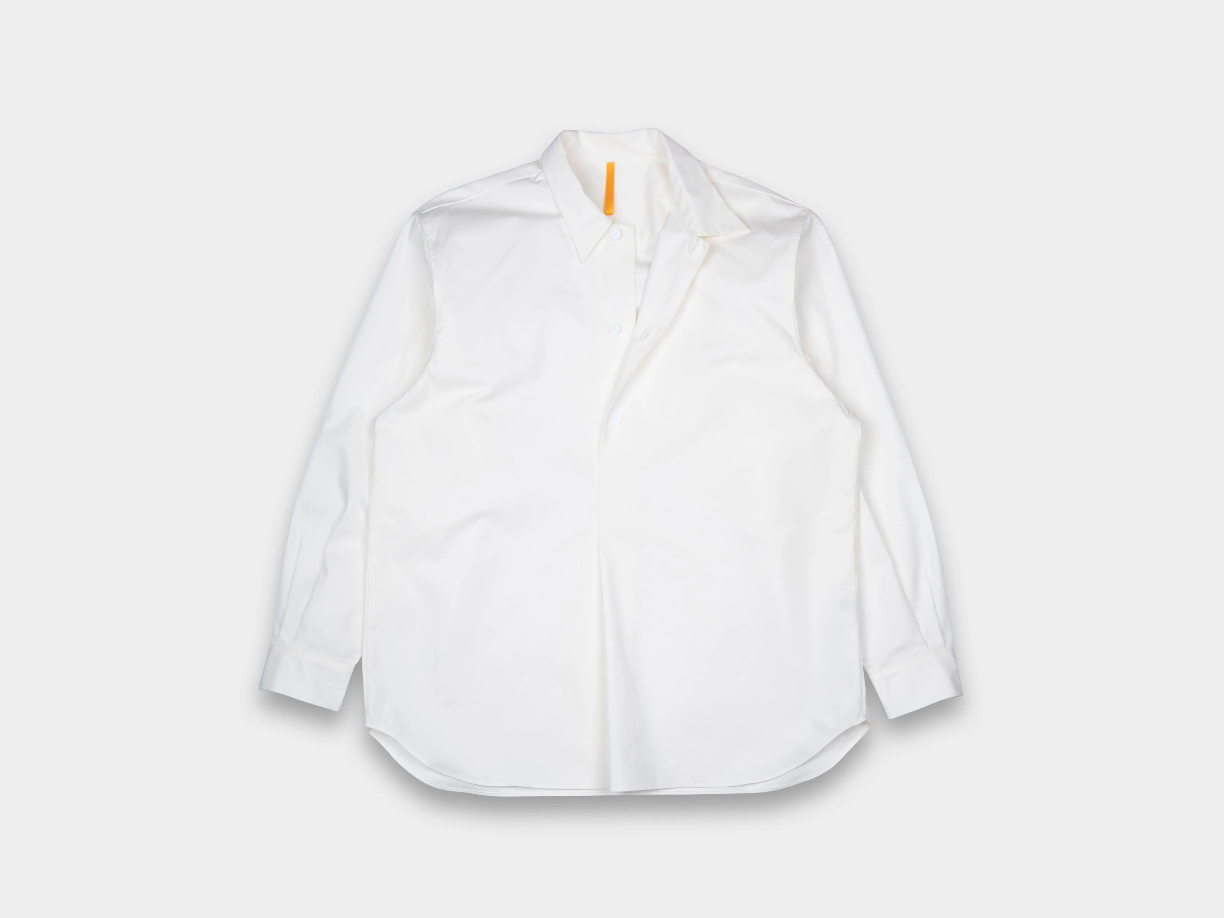 R0S2 "Pullover Shirt" White Magic Gabardine sold by MAN-TLE product image thumbnail 2