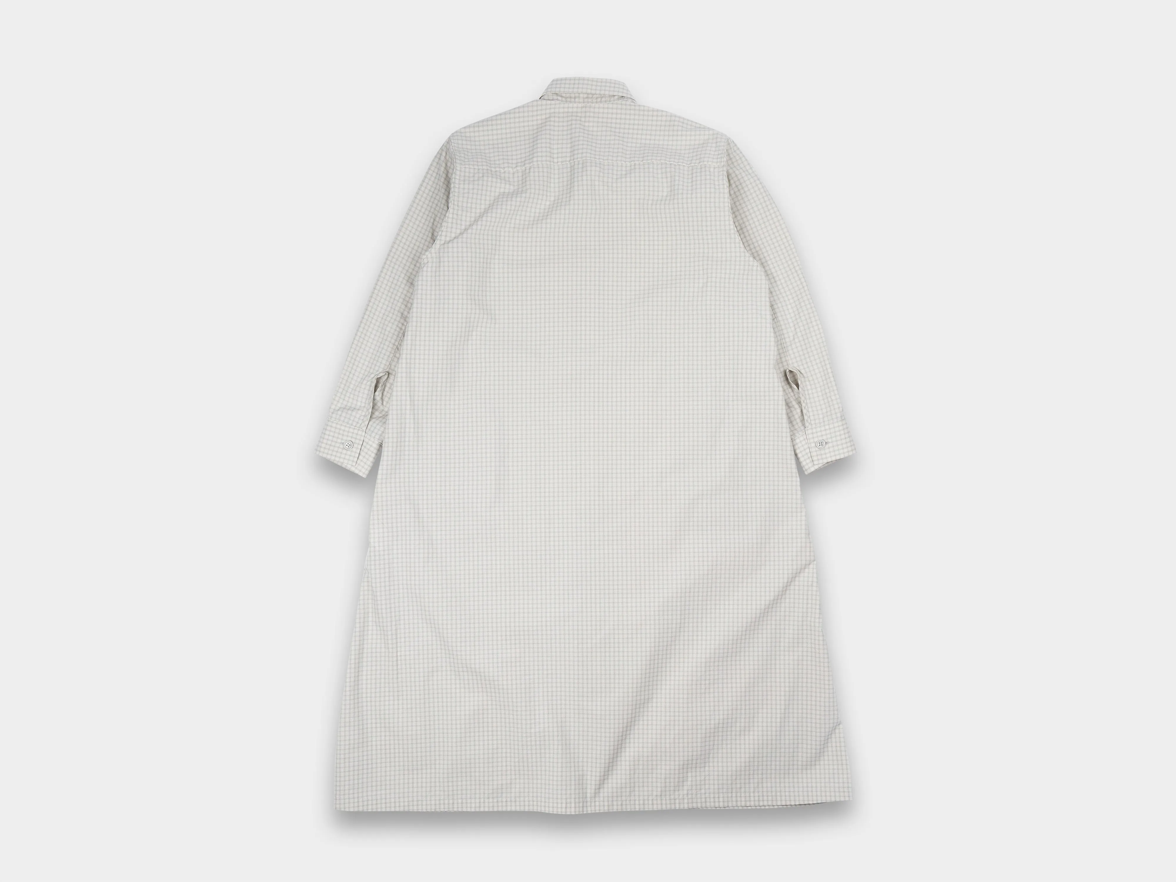 W-R18A1 "Wide Shirt Dress" Network Check sold by MAN-TLE product image thumbnail 3