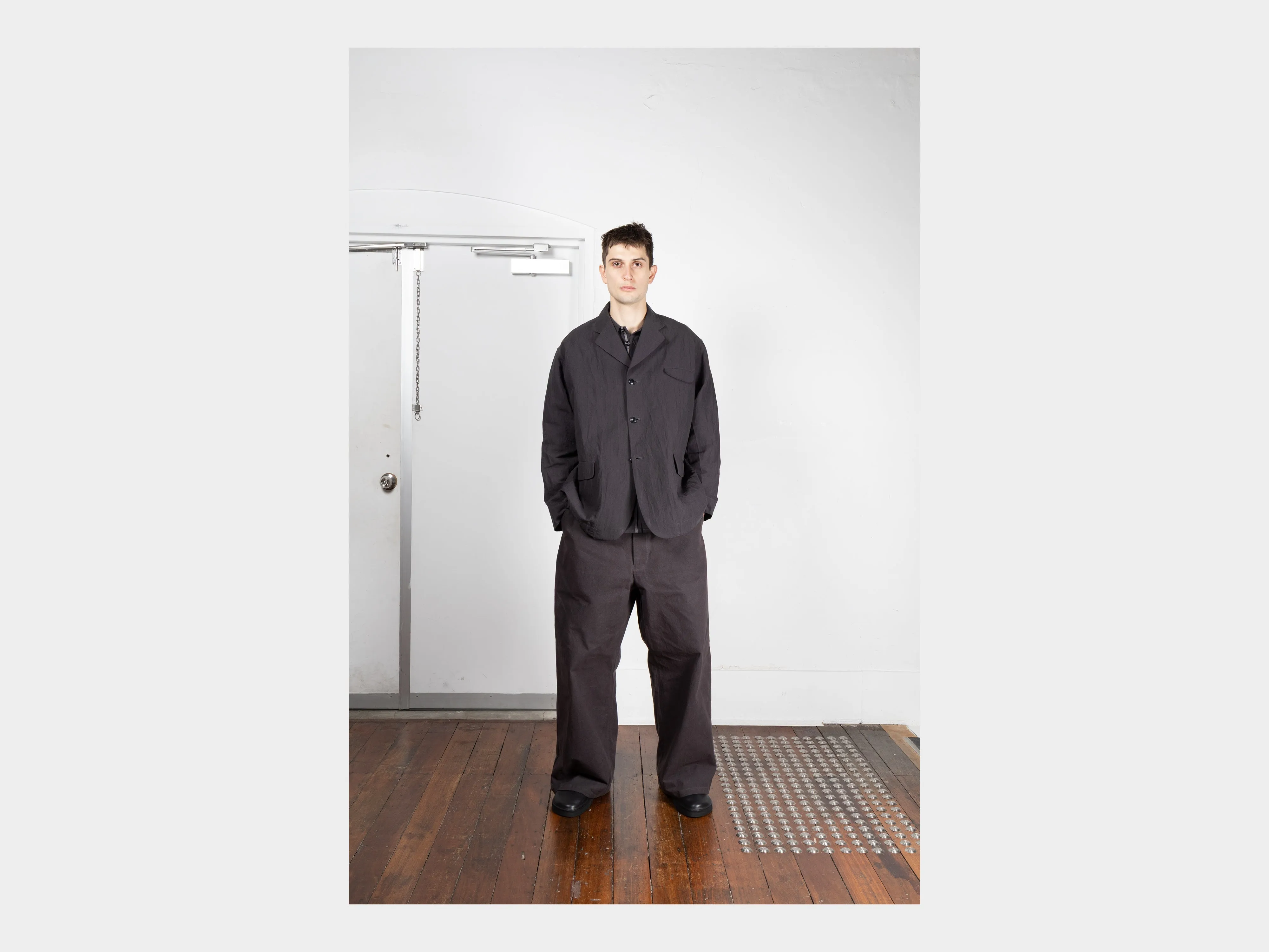 R20Y4 "Big Blazer" Earth Linen sold by MAN-TLE product image thumbnail 5