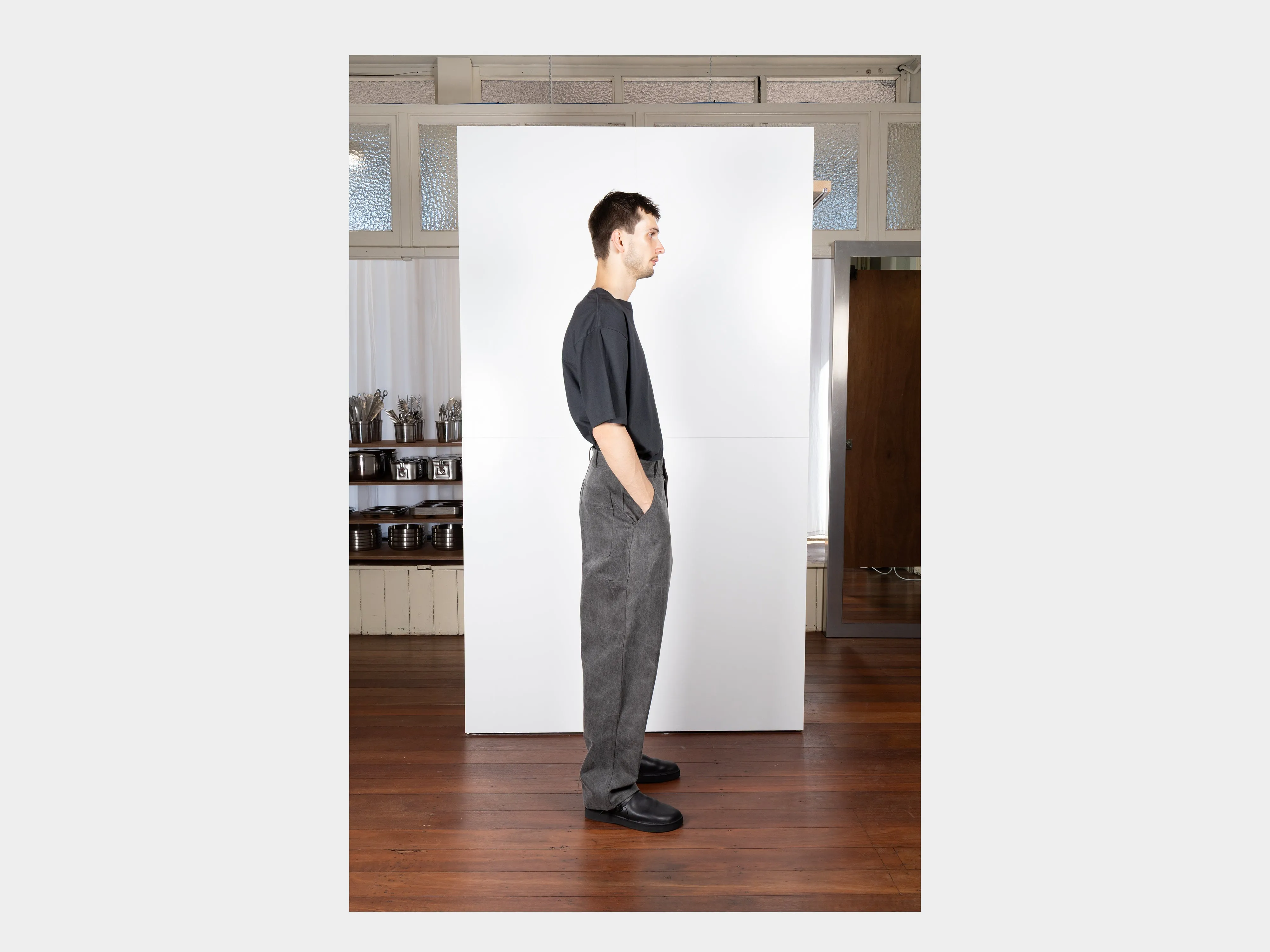 SPJ6 "Jebok Pants" Sumi Organic Denim sold by MAN-TLE product image thumbnail 5