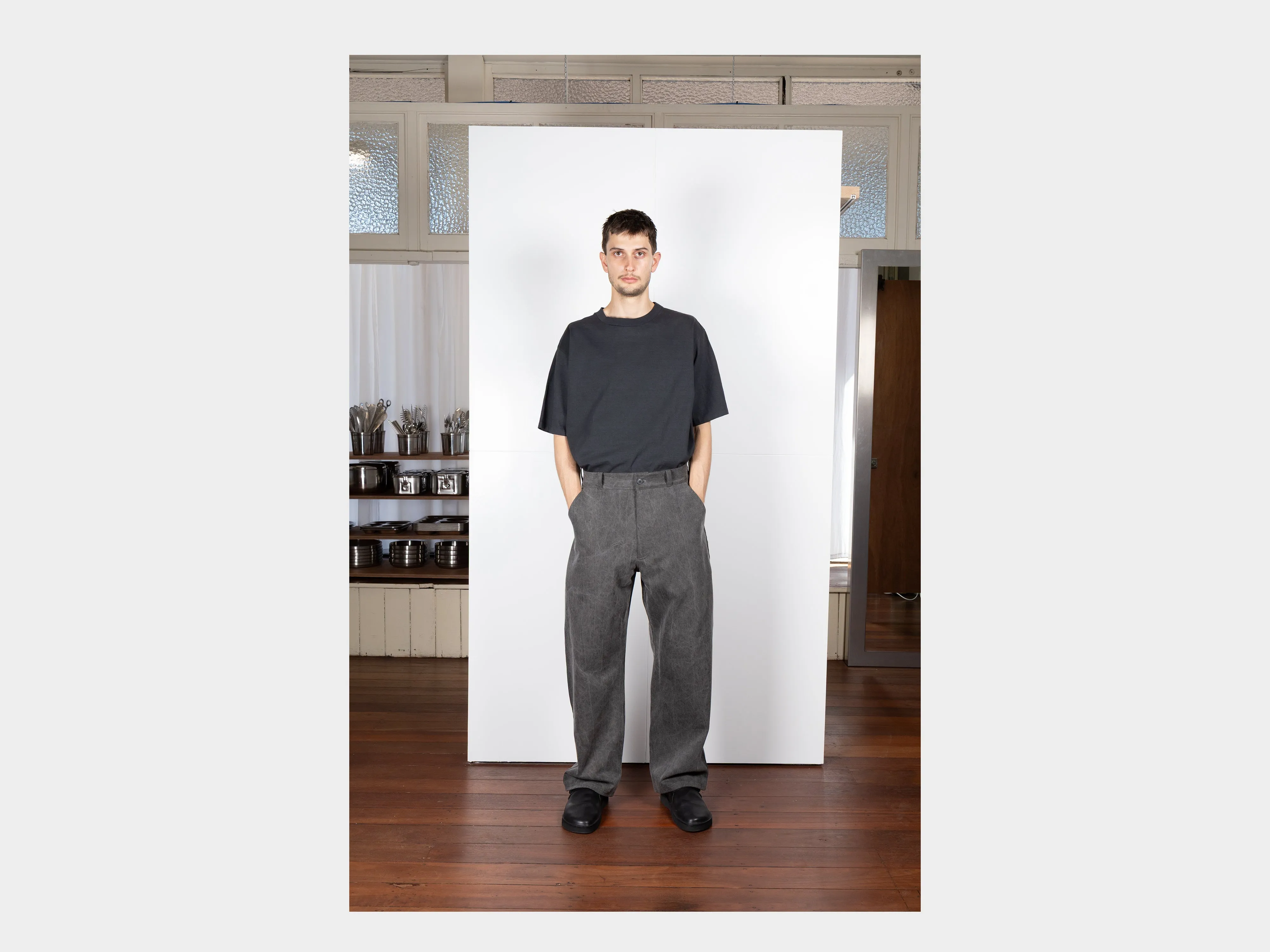 SPJ6 "Jebok Pants" Sumi Organic Denim sold by MAN-TLE product image thumbnail 4