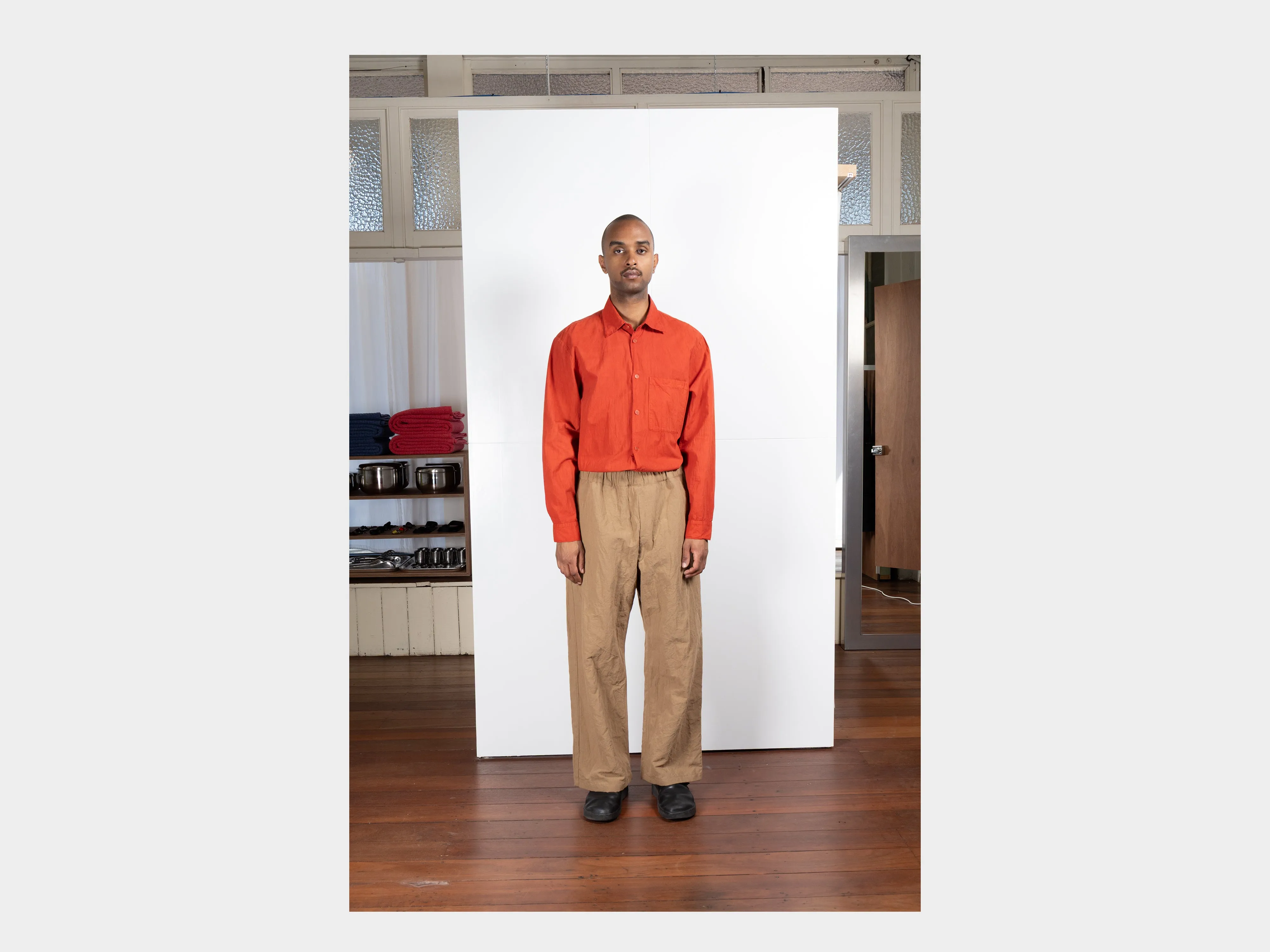 SPP5 "Solid Pants" Reed Linen sold by MAN-TLE product image thumbnail 5