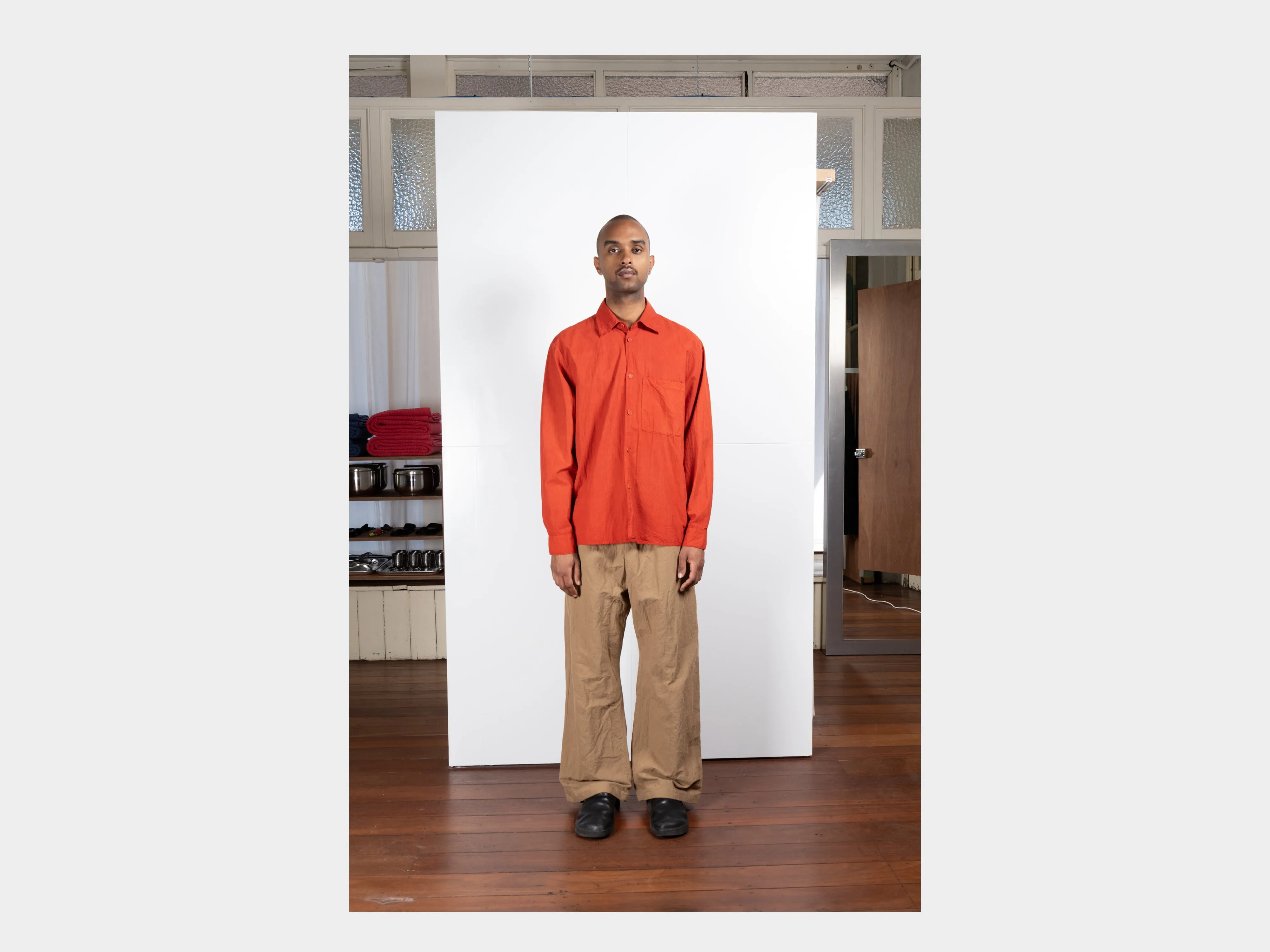 SPP5 "Solid Pants" Reed Linen sold by MAN-TLE product image thumbnail 4