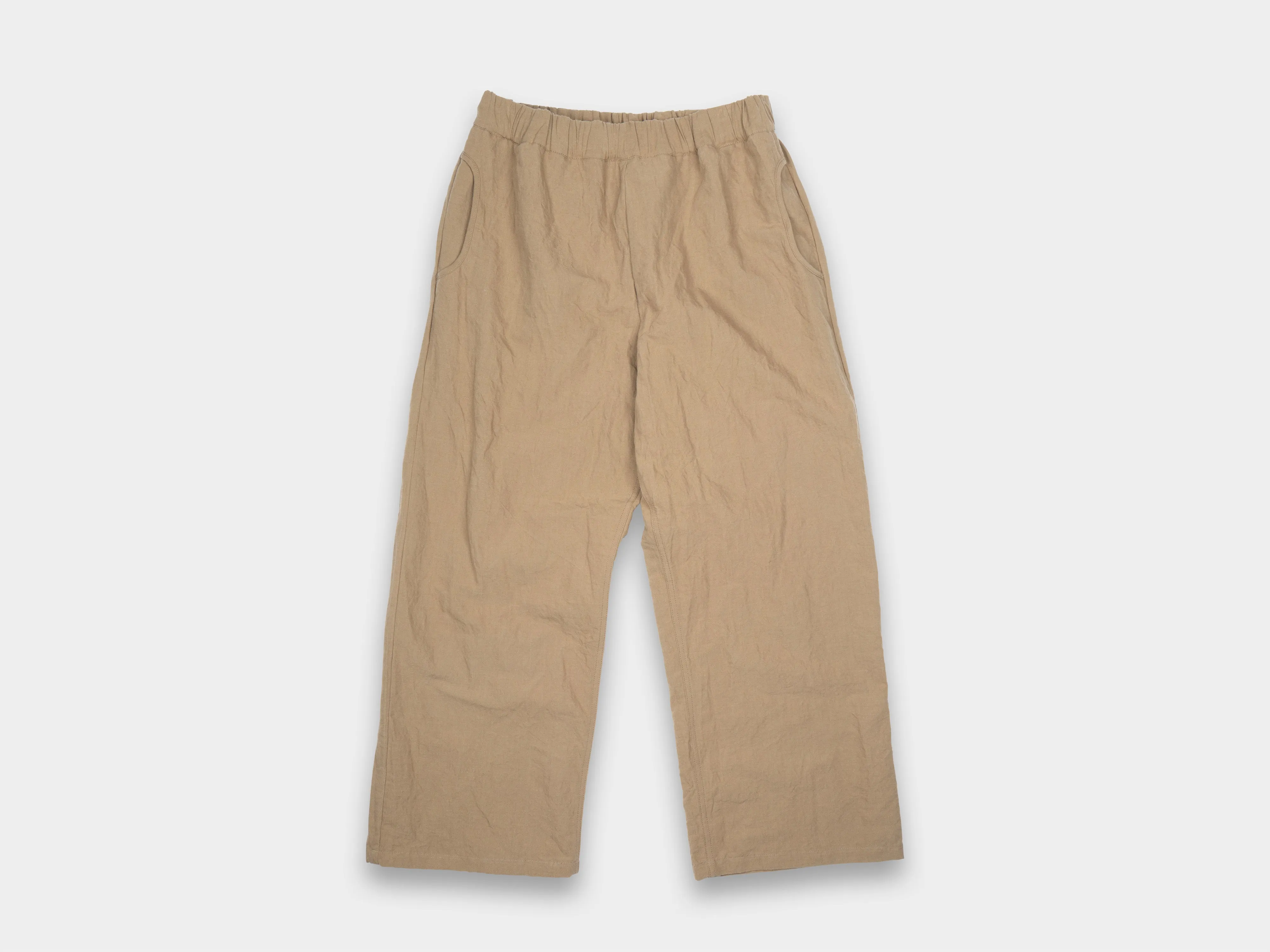 SPP5 "Solid Pants" Reed Linen sold by MAN-TLE