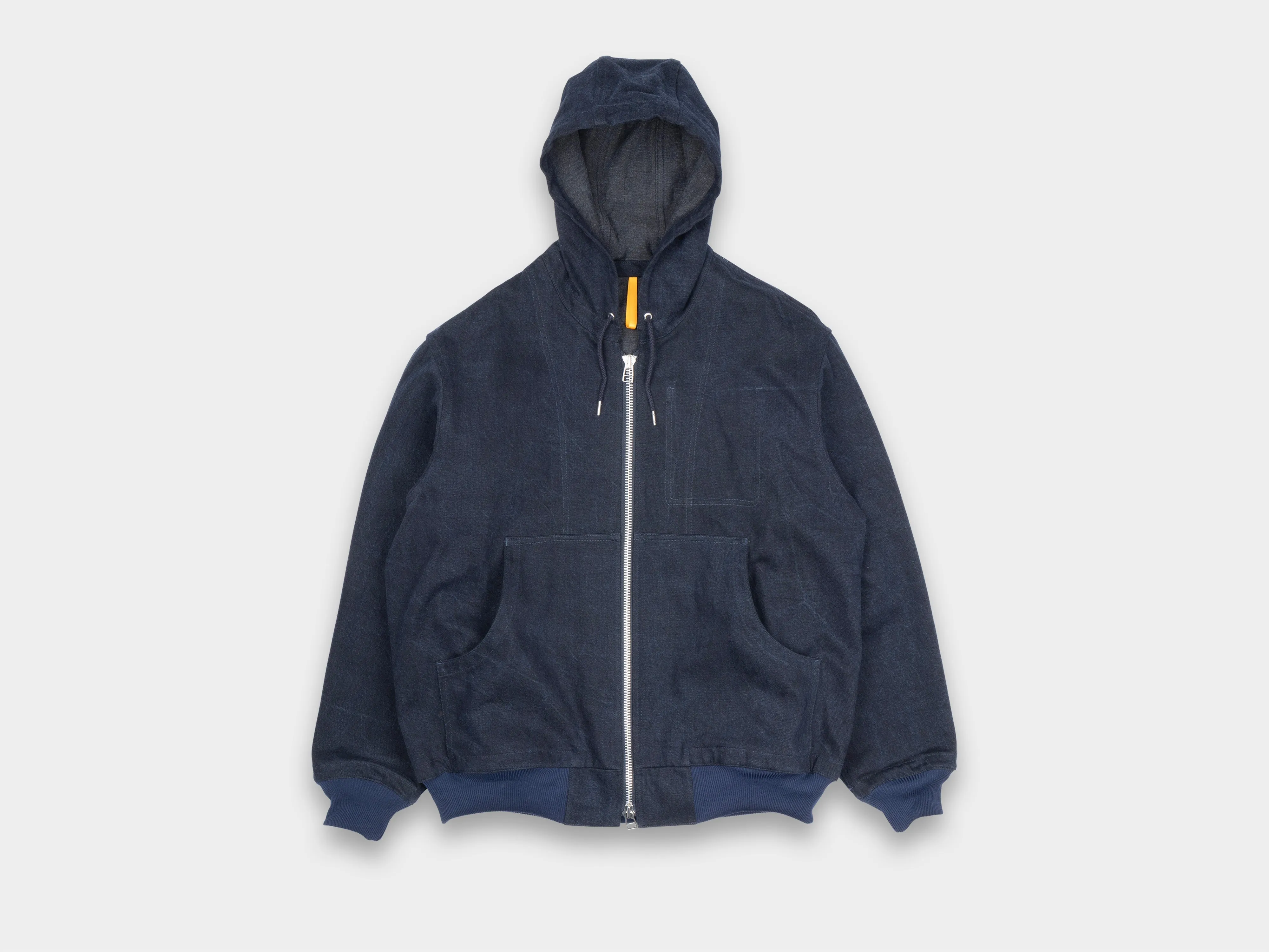 R20J3 "Jebok Parka" Blue Sumi Organic Denim sold by MAN-TLE