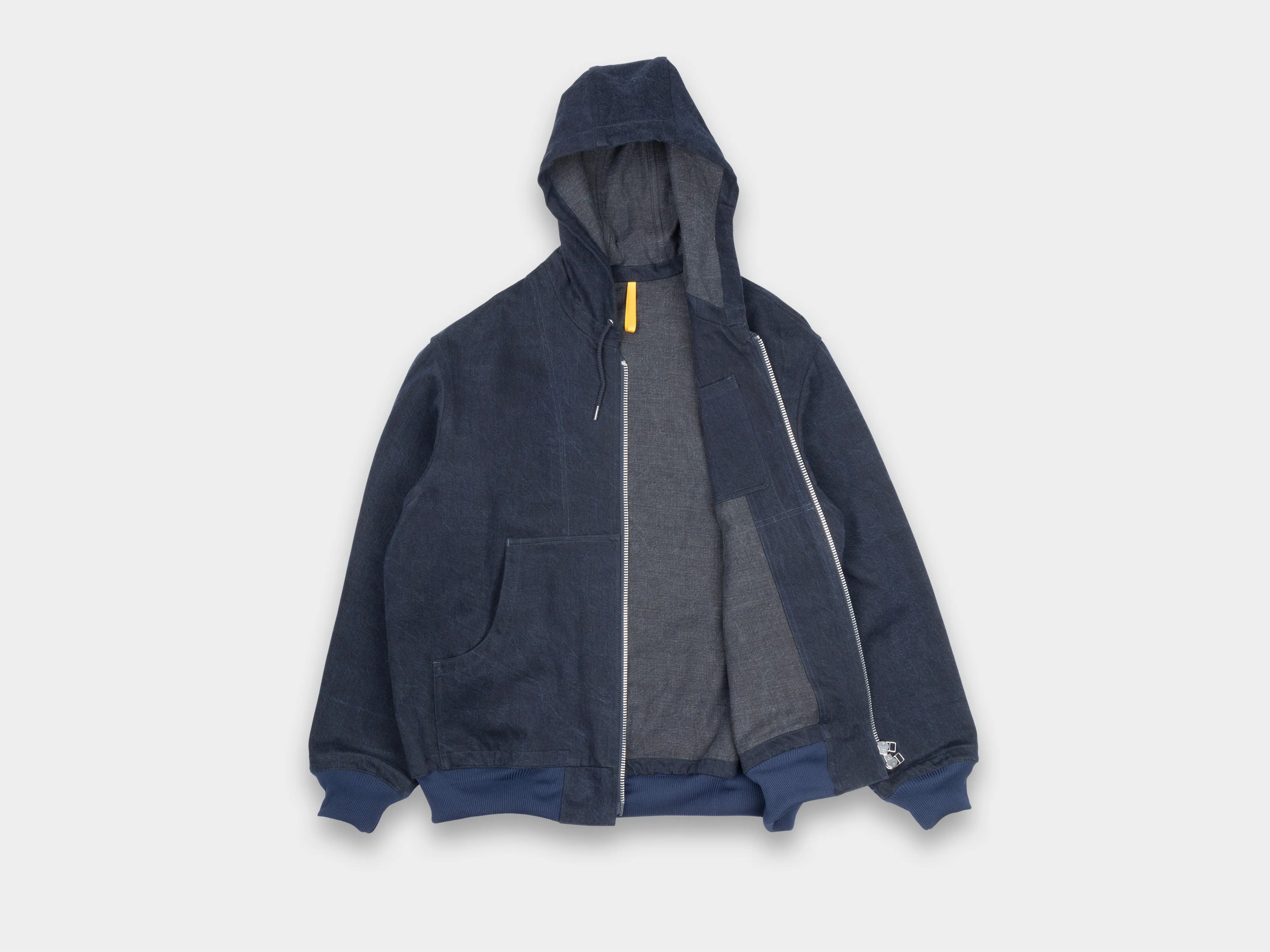 R20J3 "Jebok Parka" Blue Sumi Organic Denim sold by MAN-TLE product image thumbnail 2