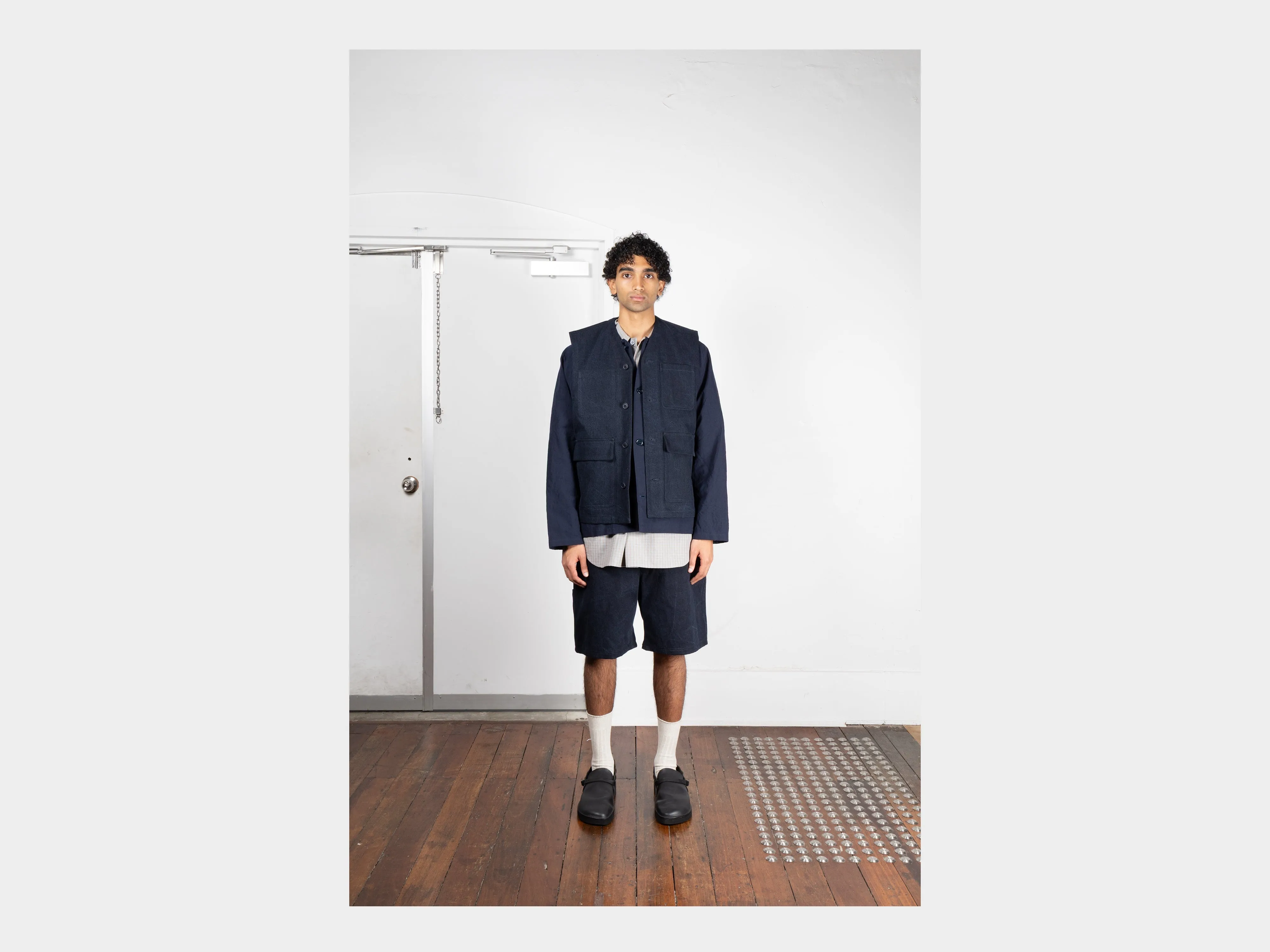 R20J5 "Jebok Vest" Blue Sumi Organic Denim sold by MAN-TLE product image thumbnail 5