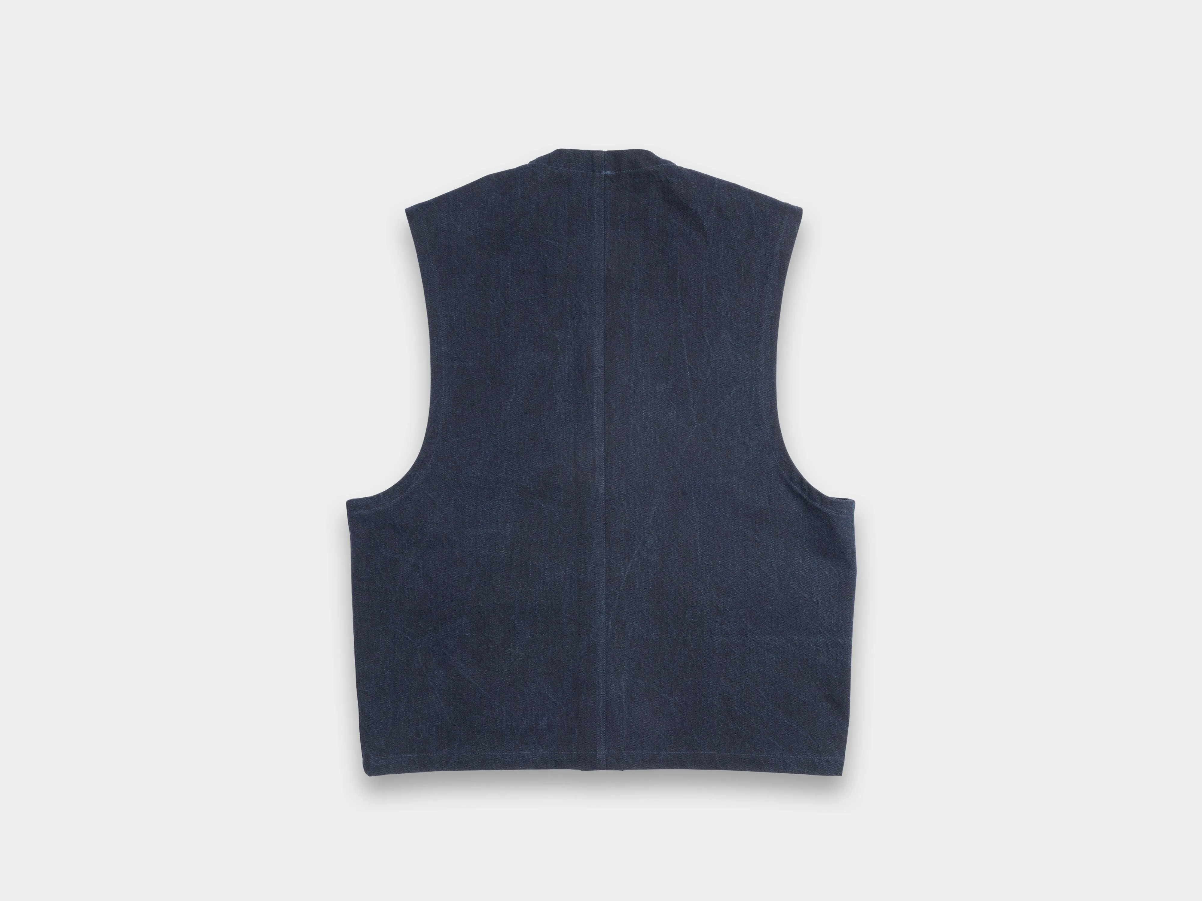 R20J5 "Jebok Vest" Blue Sumi Organic Denim sold by MAN-TLE product image thumbnail 3