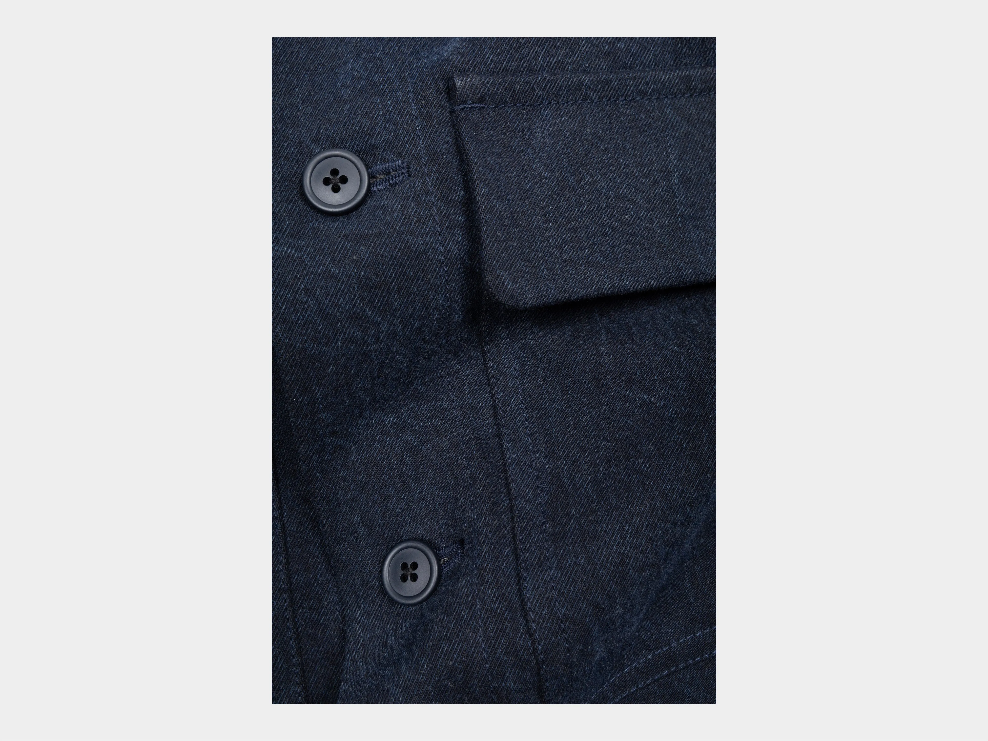 R20J5 "Jebok Vest" Blue Sumi Organic Denim sold by MAN-TLE product image thumbnail 4