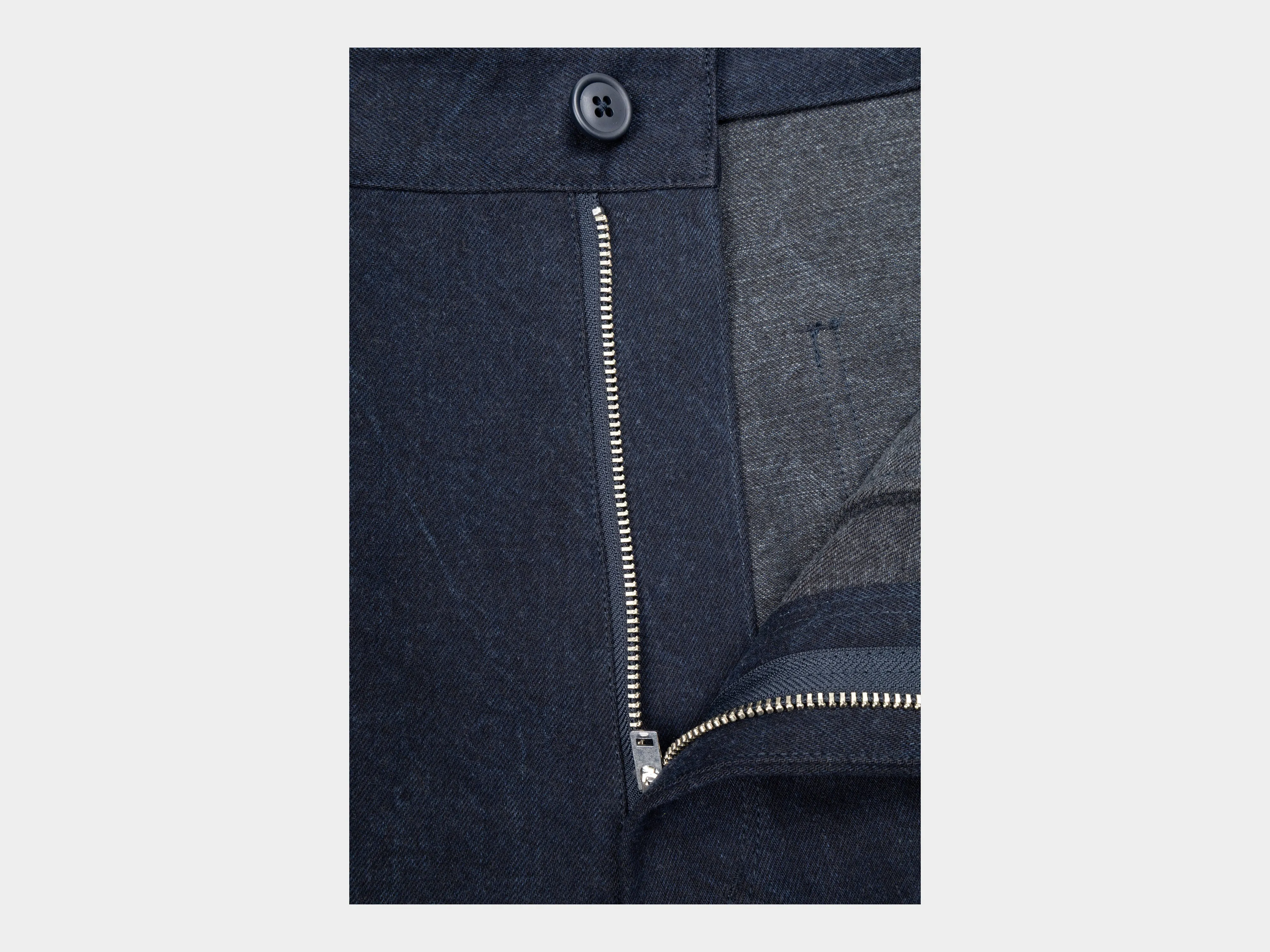 R20J4 "Jebok Chino" Blue Sumi Organic Denim sold by MAN-TLE product image thumbnail 3