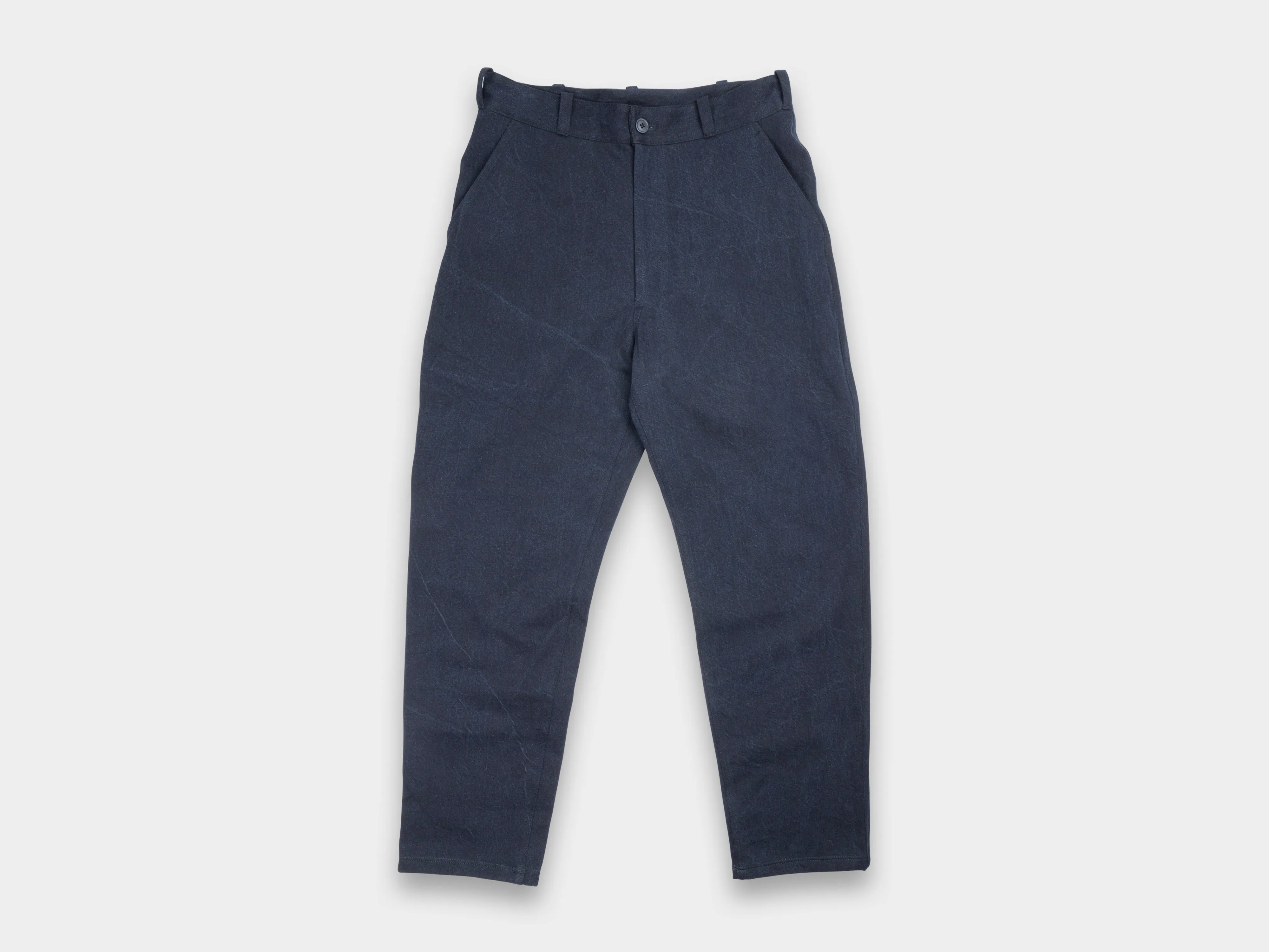 R20J4 "Jebok Chino" Blue Sumi Organic Denim sold by MAN-TLE