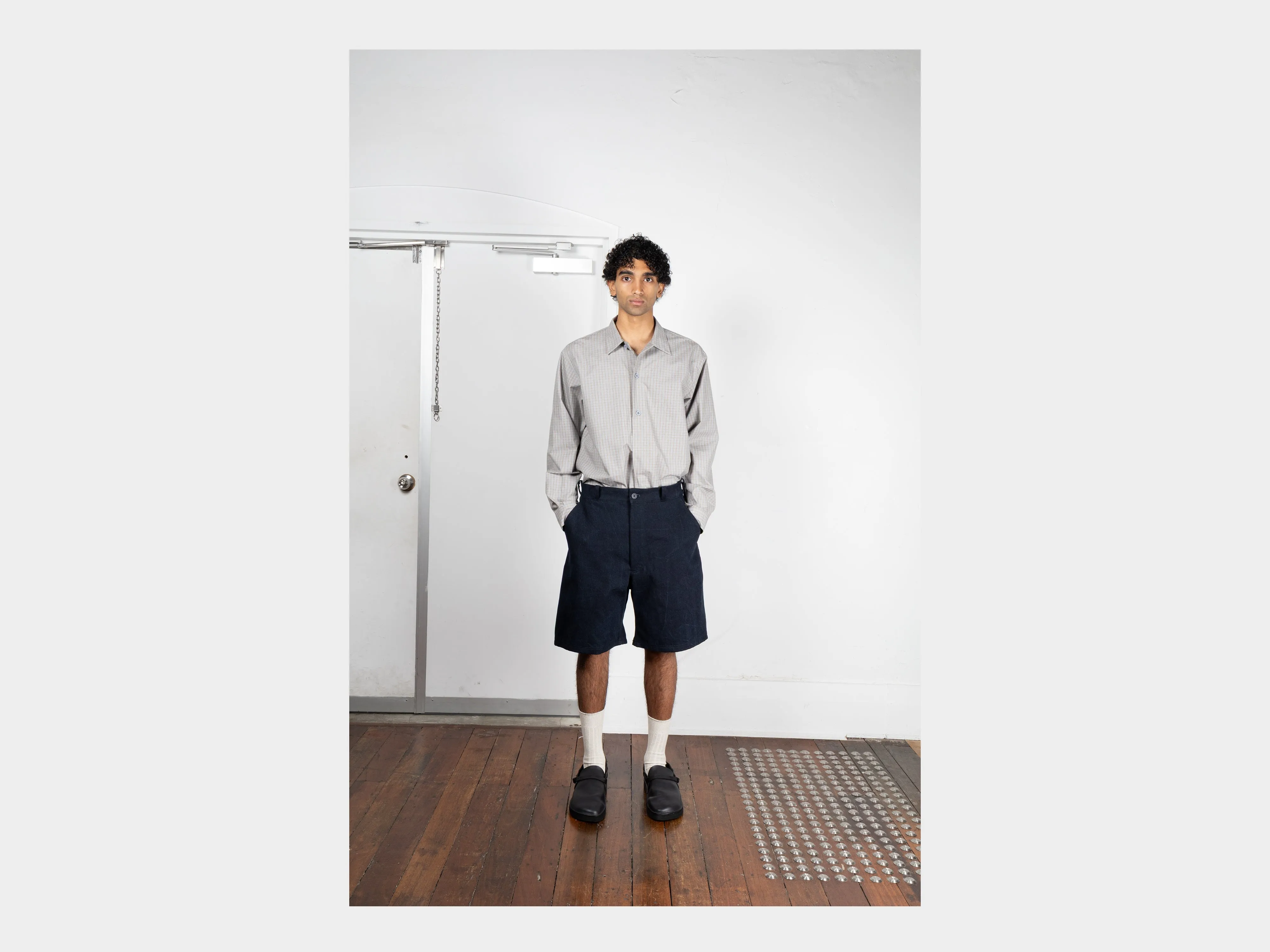 R20J7 "Jebok Shorts" Blue Sumi Organic Denim sold by MAN-TLE product image thumbnail 5