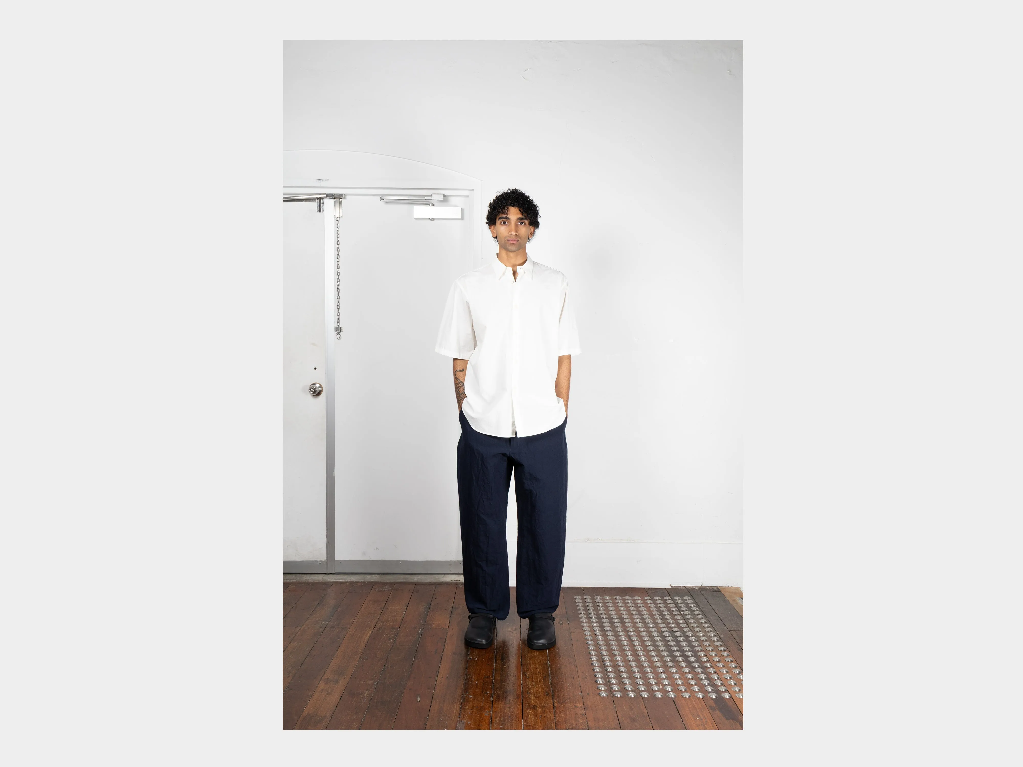 R0S9 "S/S Weather Shirt" 160 Crunch sold by MAN-TLE product image thumbnail 5