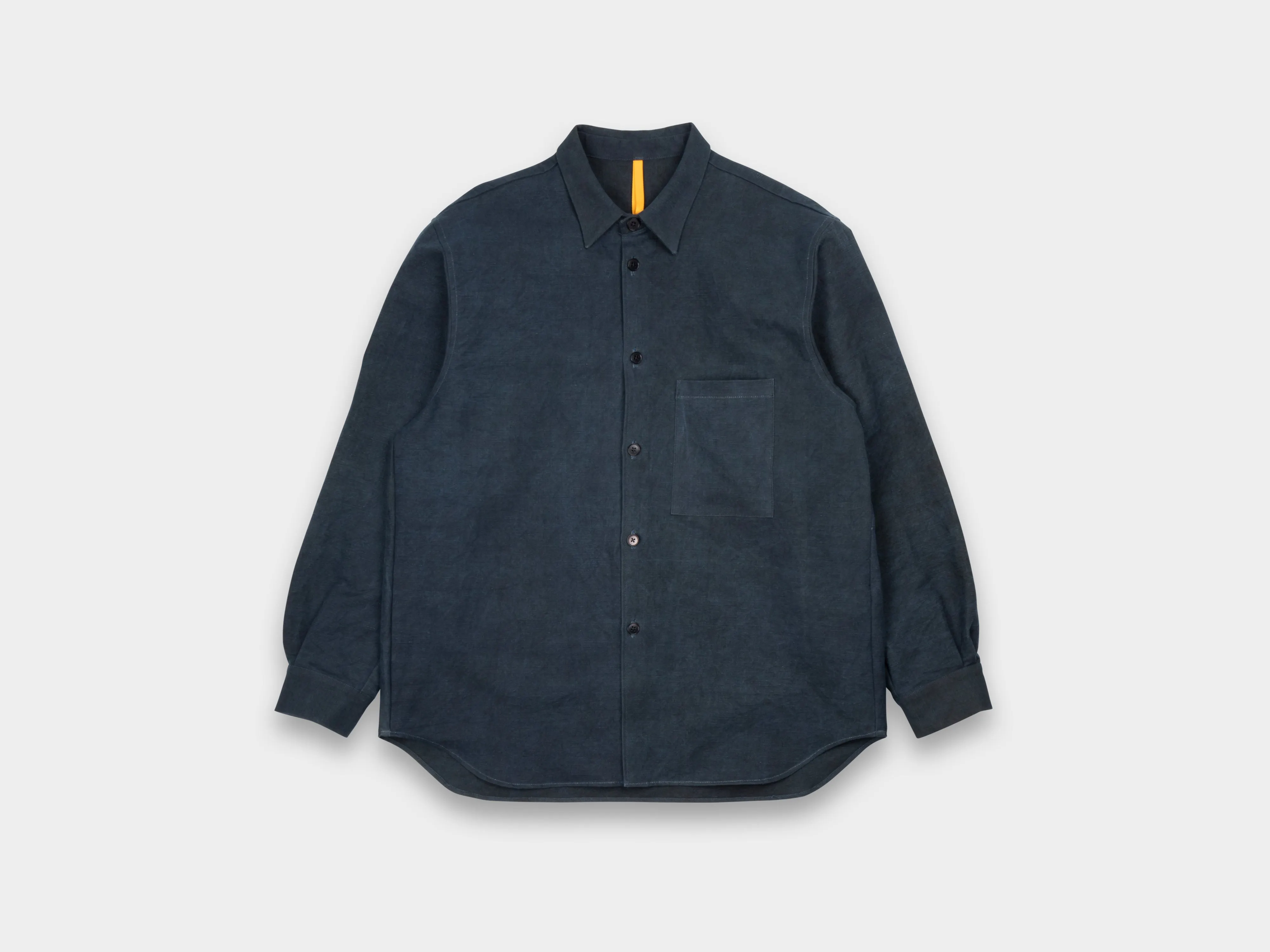 R20S8 "Weather Shirt PK" Sumi Indigo Double Cloth sold by MAN-TLE