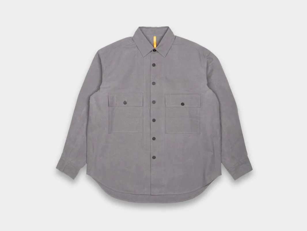 Evan Kinori Big Shirt MAN–TLE Stone Wax made by MAN-TLE
