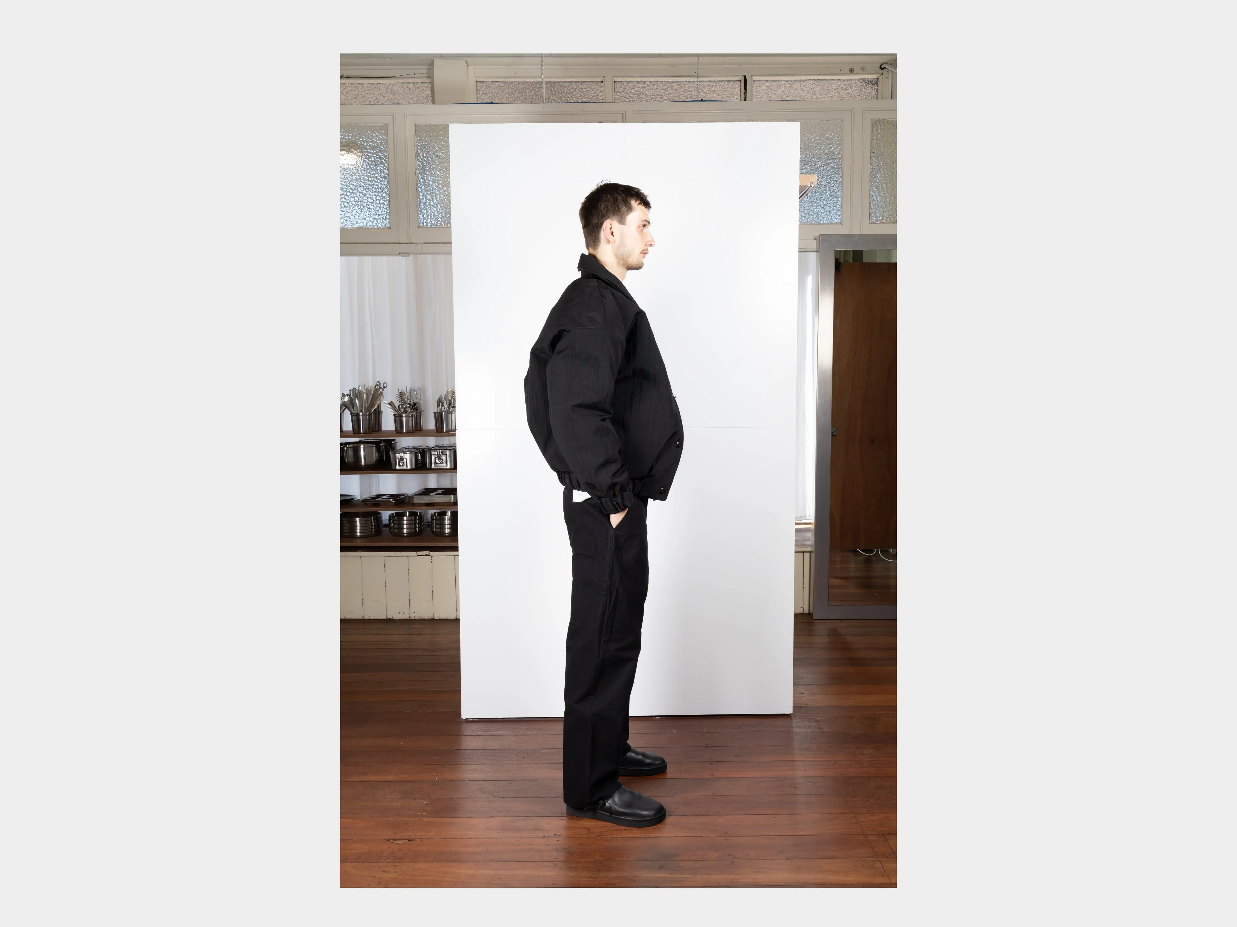 R0D3 "Down Blouson" Black Nylon sold by MAN-TLE product image thumbnail 5