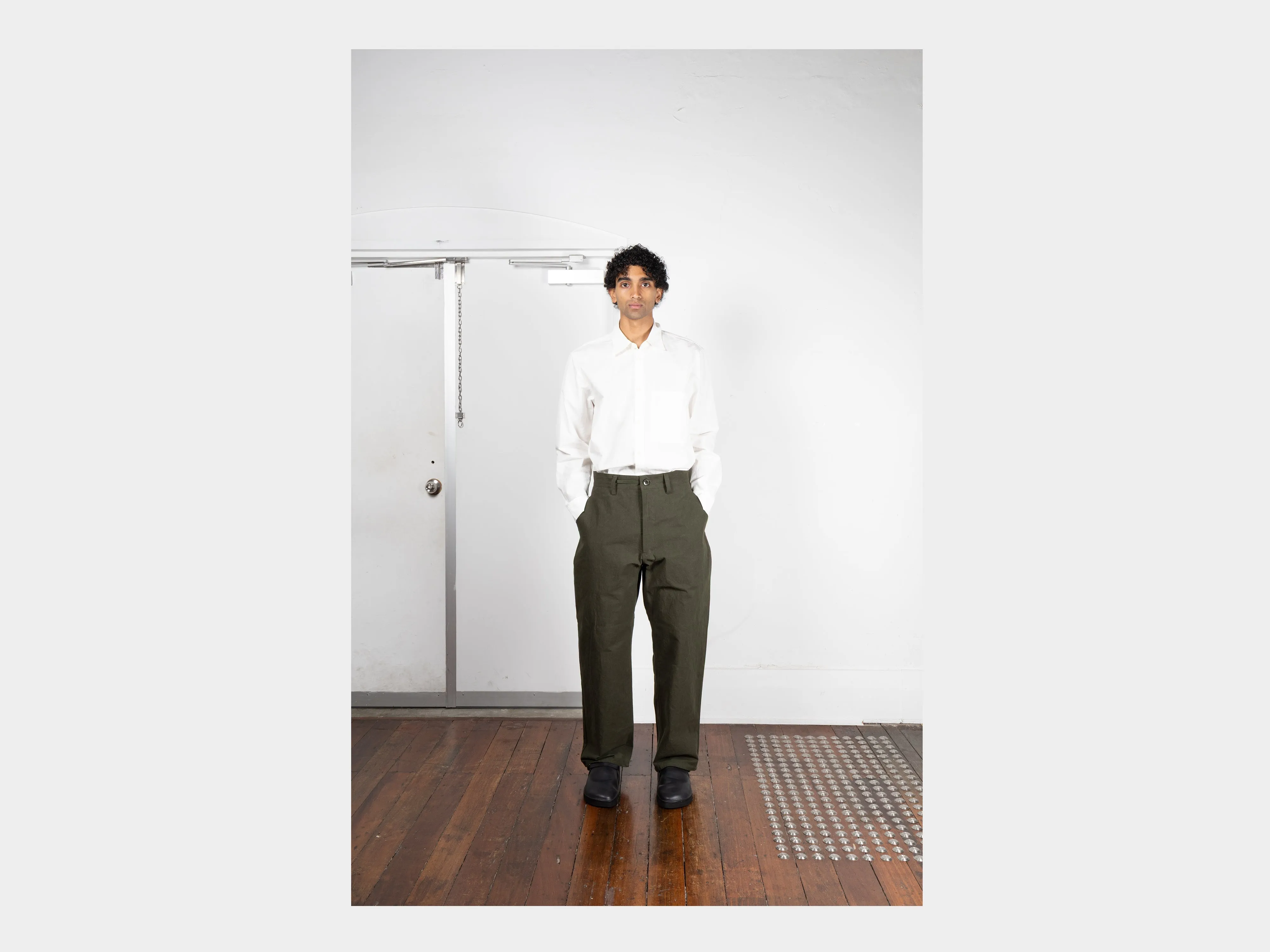 R20P4 "Wide Pants" Woodland Wax sold by MAN-TLE product image thumbnail 5