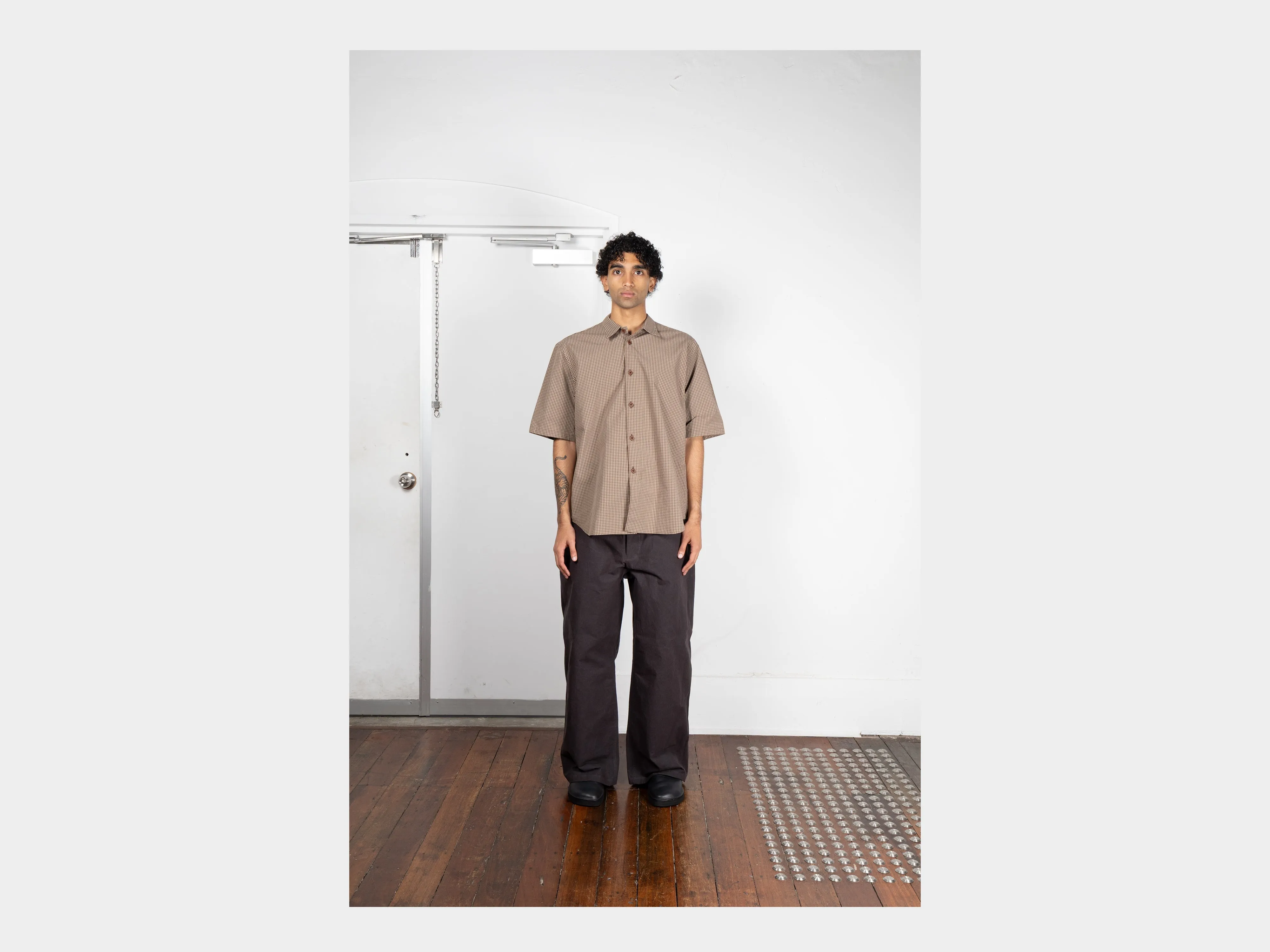 R20S9 "S/S Weather Shirt" Garden Grid sold by MAN-TLE product image thumbnail 5