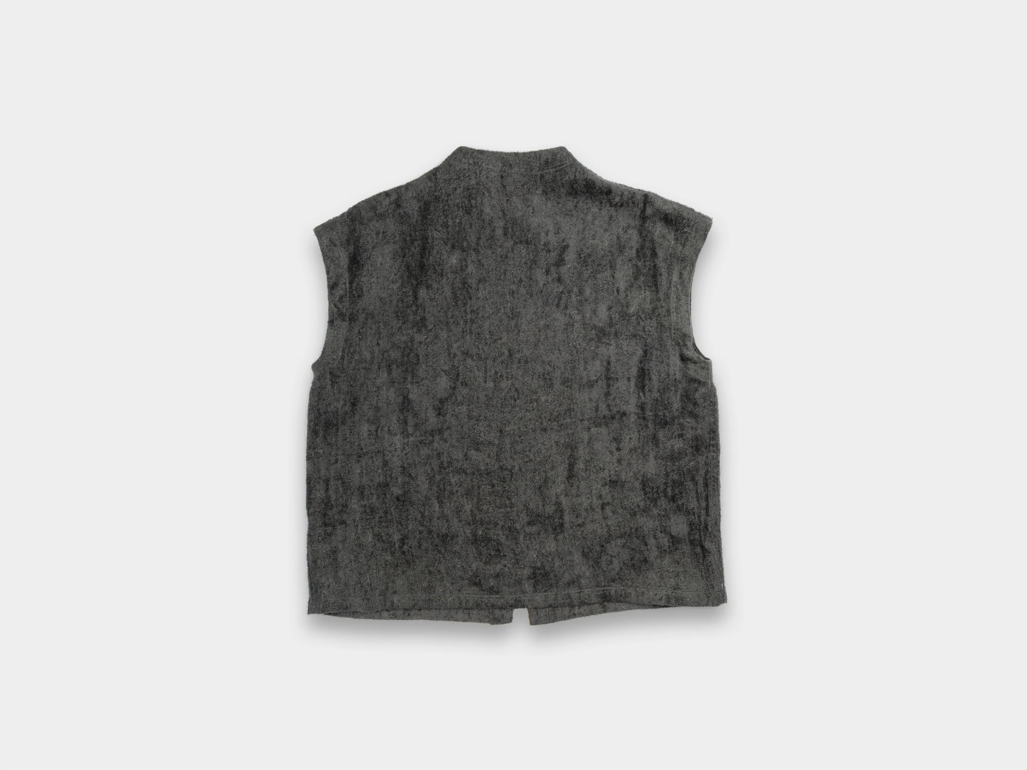 W-R20S5 "Zip Tank" Bark Linen Velvet sold by MAN-TLE product image thumbnail 2