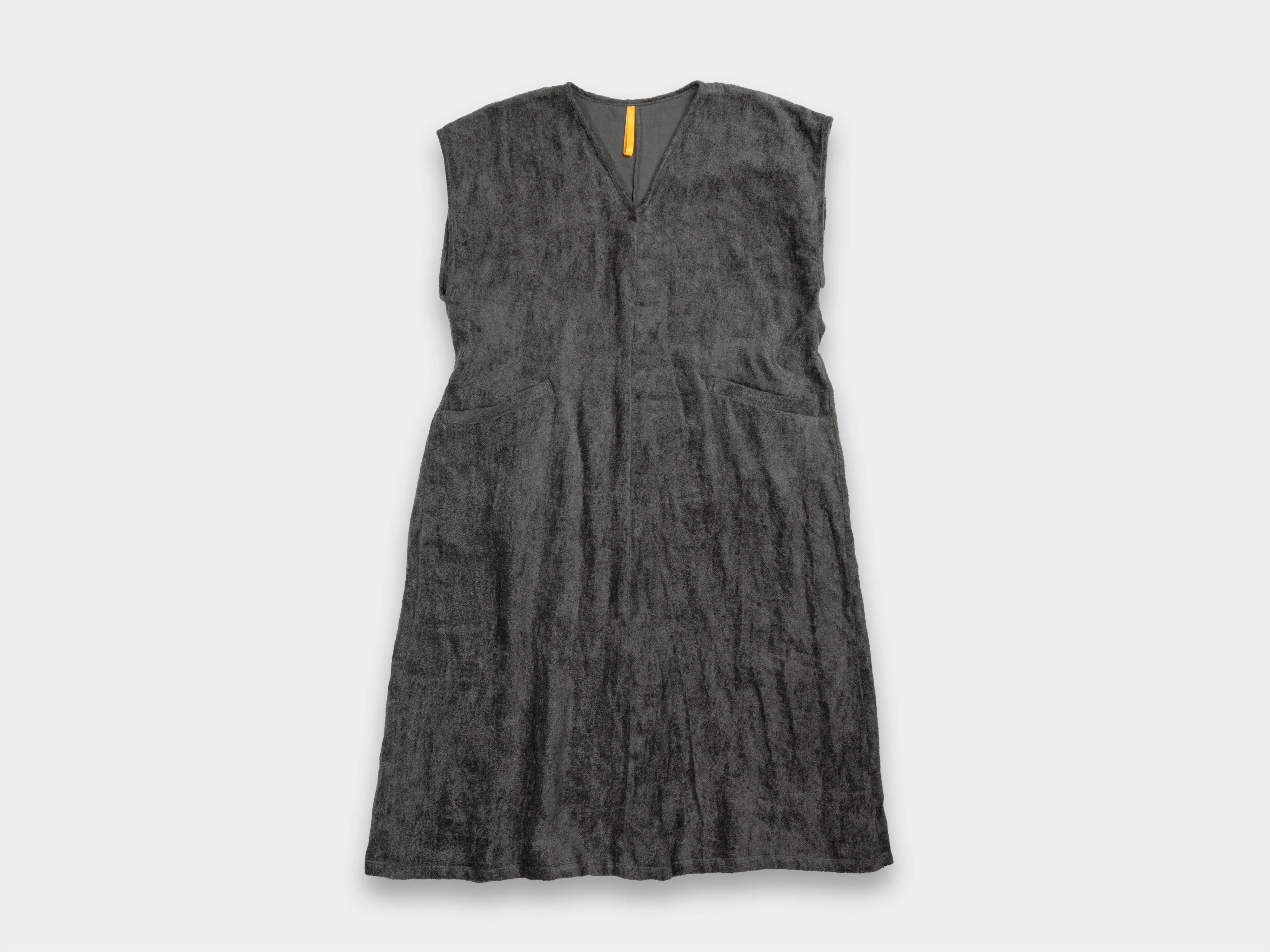 W-R20A5 "Box Dress" Bark Linen Velvet sold by MAN-TLE