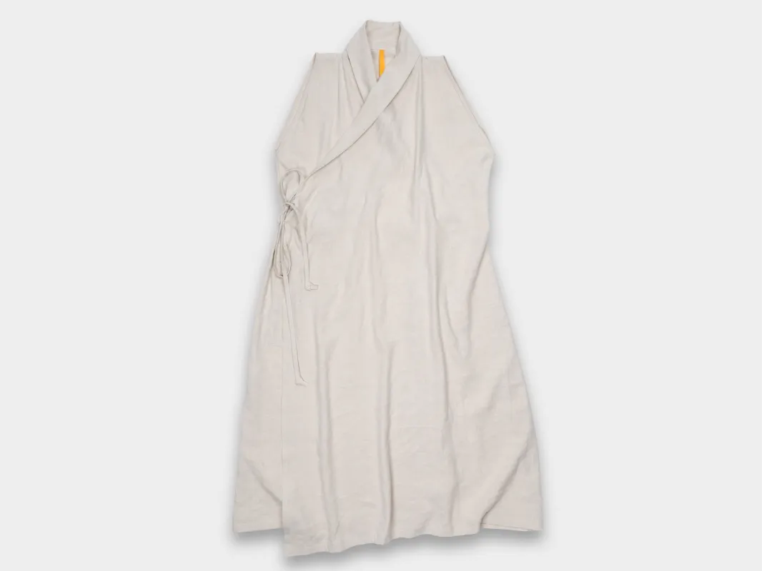 W-R20A8 "Jeogori Dress" Sand Grosgrain made by MAN-TLE