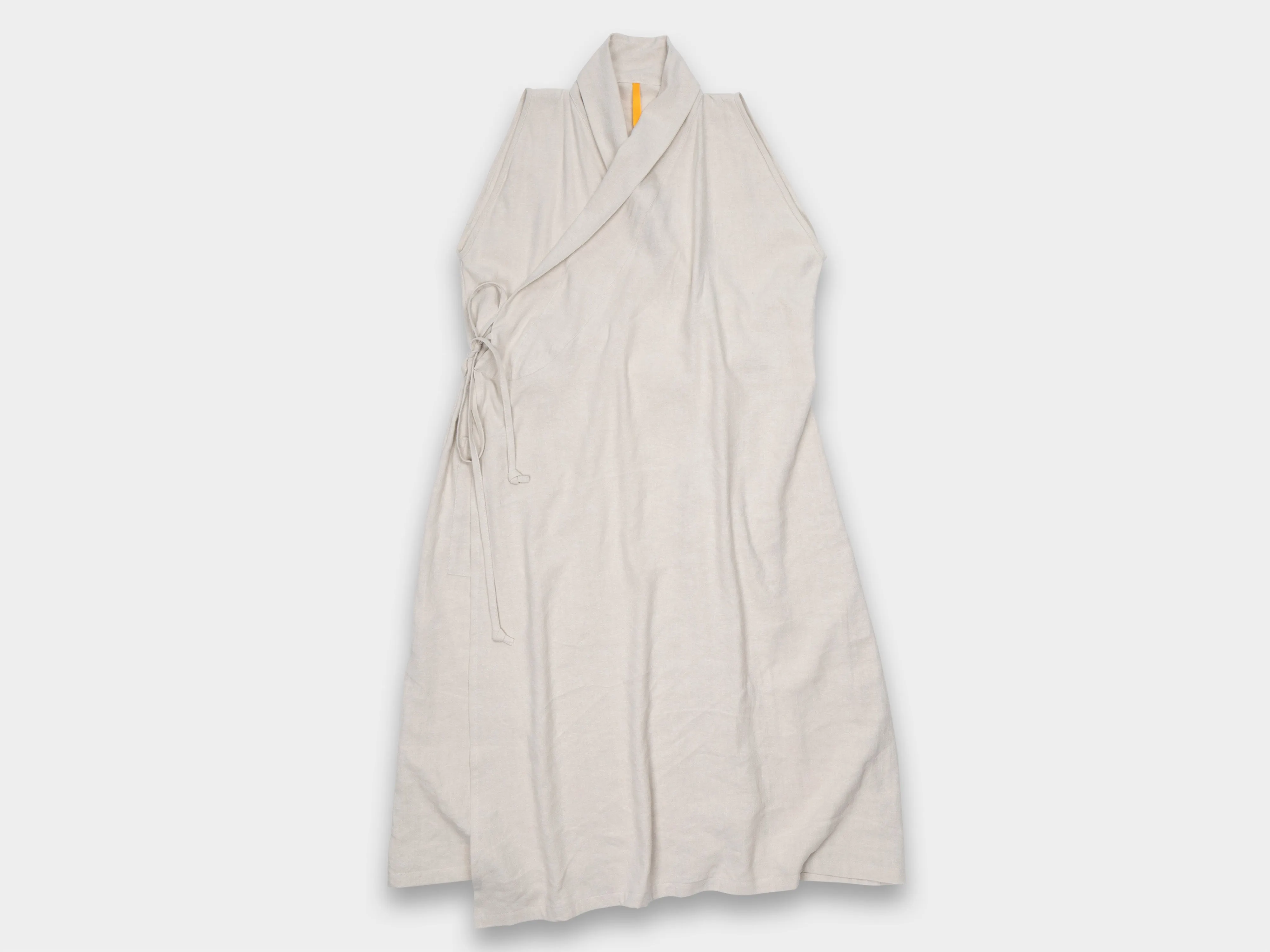 W-R20A8 "Jeogori Dress" Sand Grosgrain sold by MAN-TLE