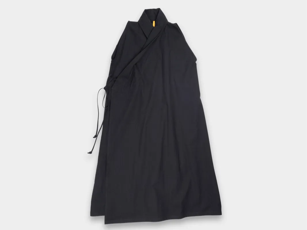 W-R0A8 "Jeogori Dress" Black Wash made by MAN-TLE