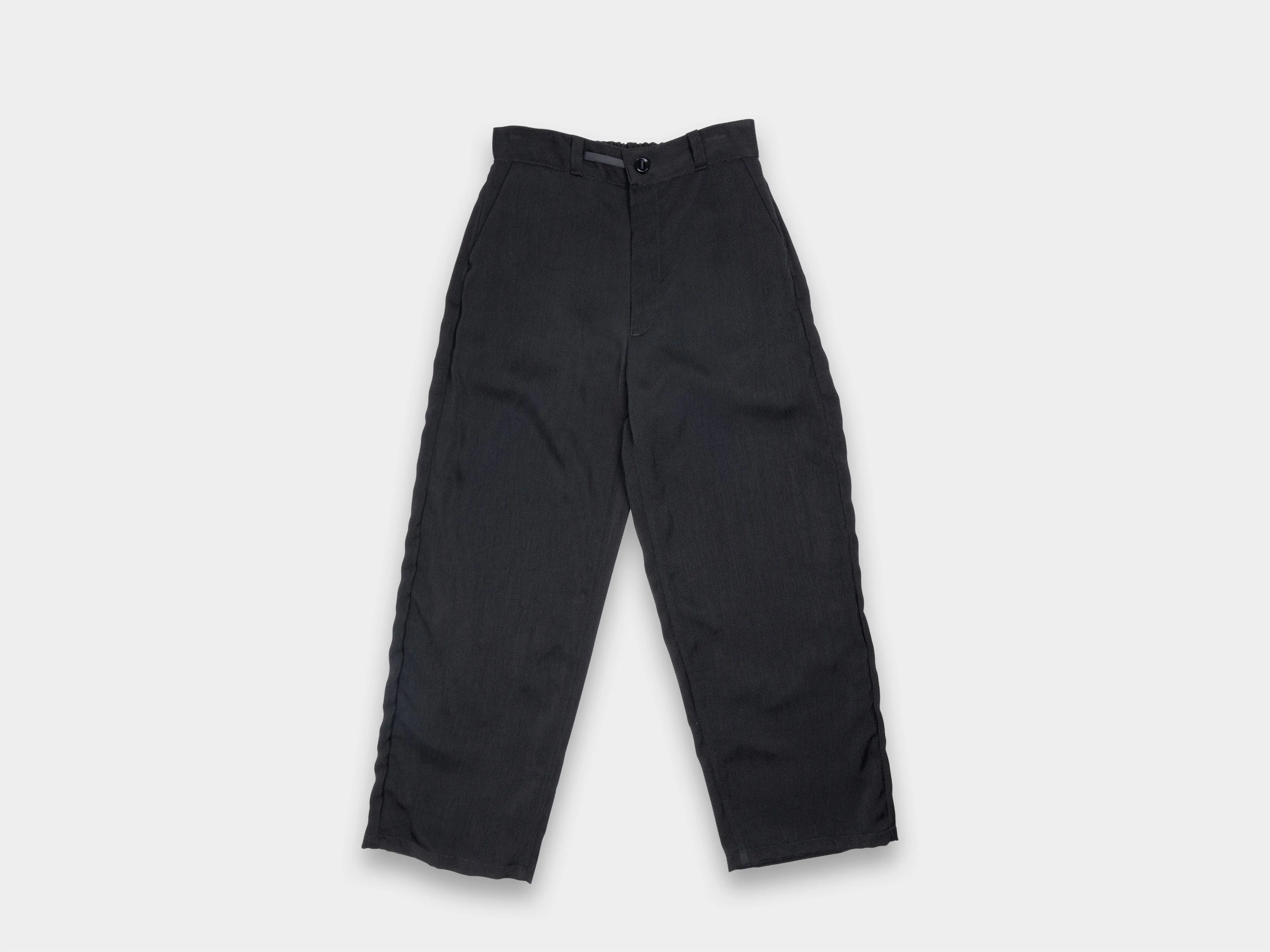 W-R20P4 "High-Wide Pants" Black School Canvas sold by MAN-TLE