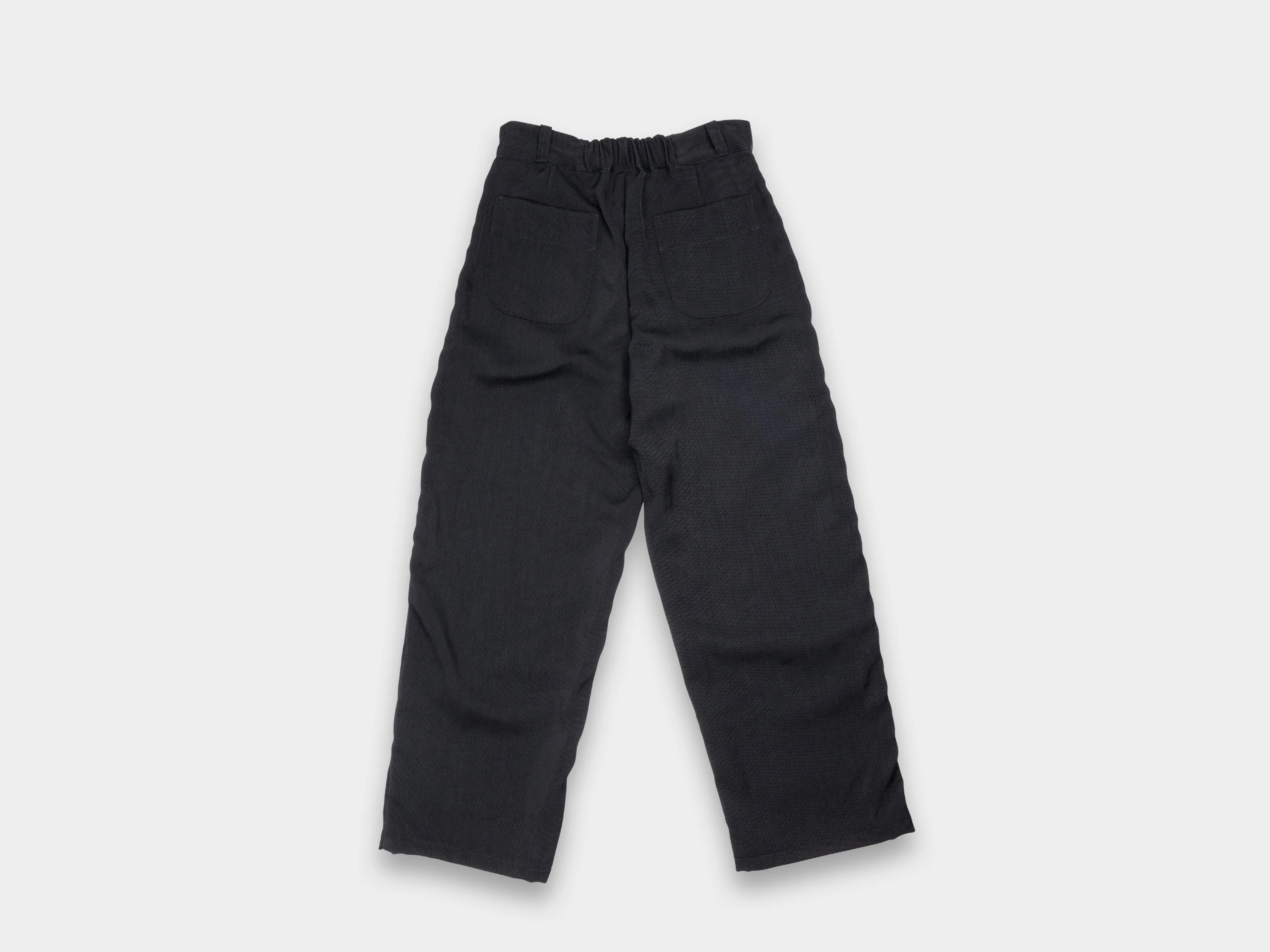 W-R20P4 "High-Wide Pants" Black School Canvas sold by MAN-TLE product image thumbnail 2