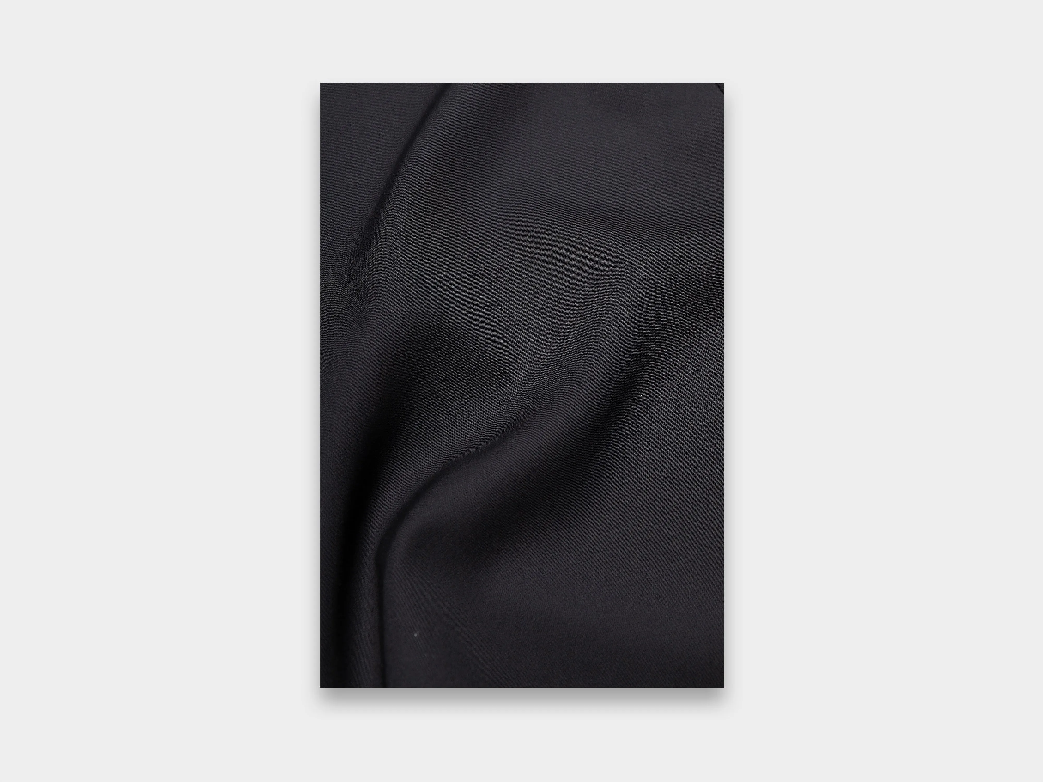 W-R17A5 "V Dress" Black Wool Gabardine sold by MAN-TLE product image thumbnail 3