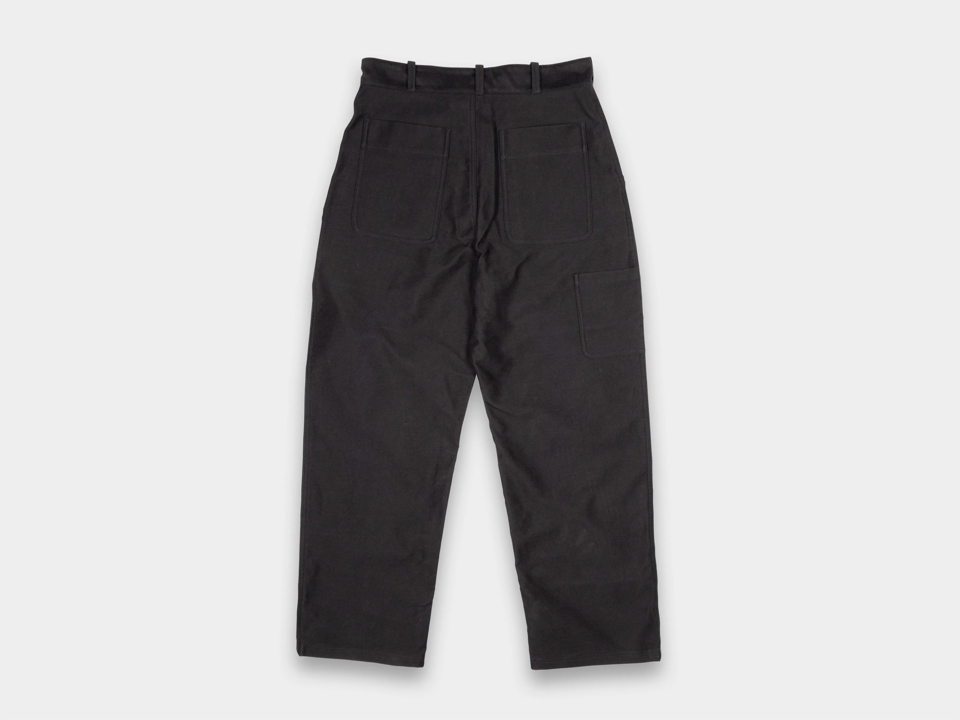 R0J6 "Jebok Pants" Black Moleskin sold by MAN-TLE product image thumbnail 2
