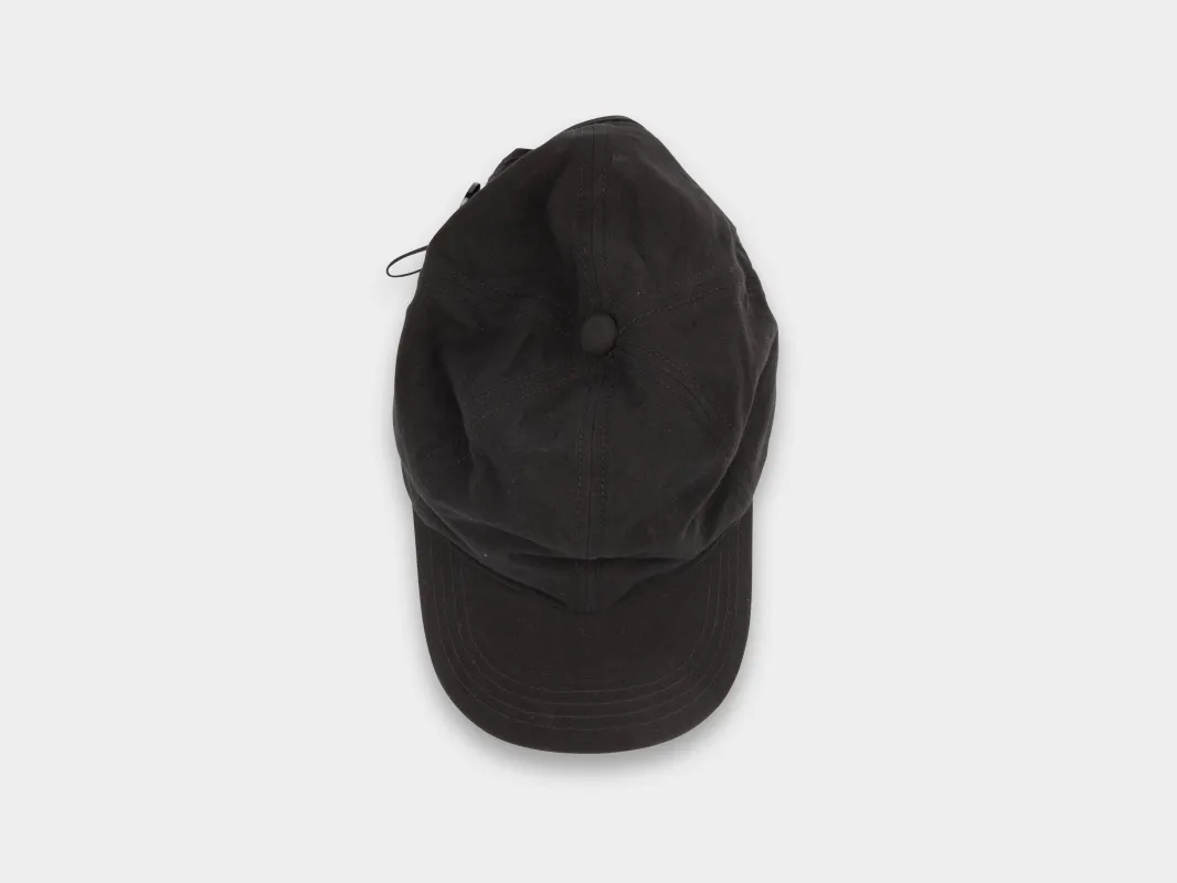 SPC3 "Deep Cap" Roll–dyed Black Linen made by MAN-TLE