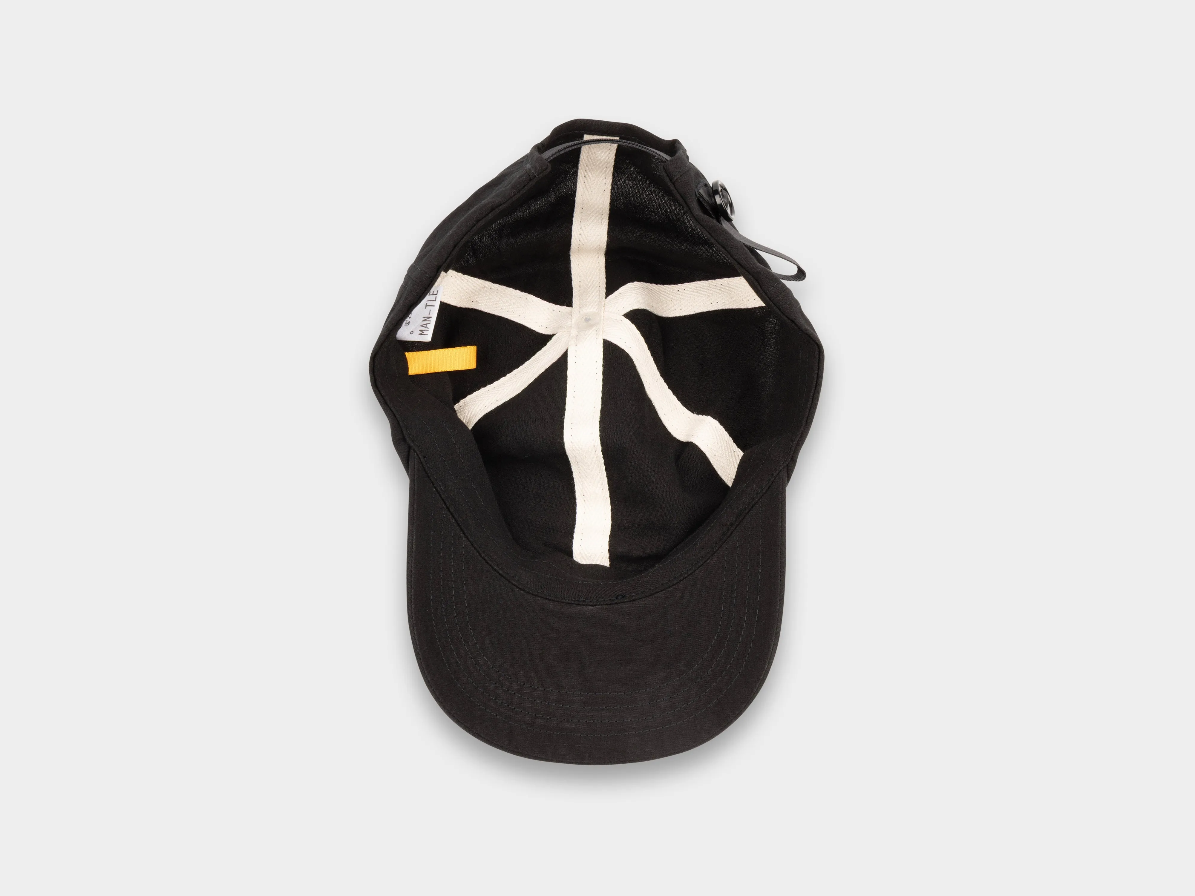 SPC3 "Deep Cap" Roll–dyed Black Linen sold by MAN-TLE product image thumbnail 2